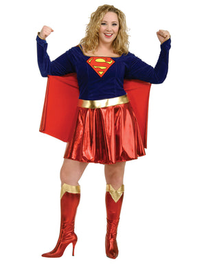 Supergirl, Superman, Multi, WB DC Comics, Adult Costume, Standard, Front
