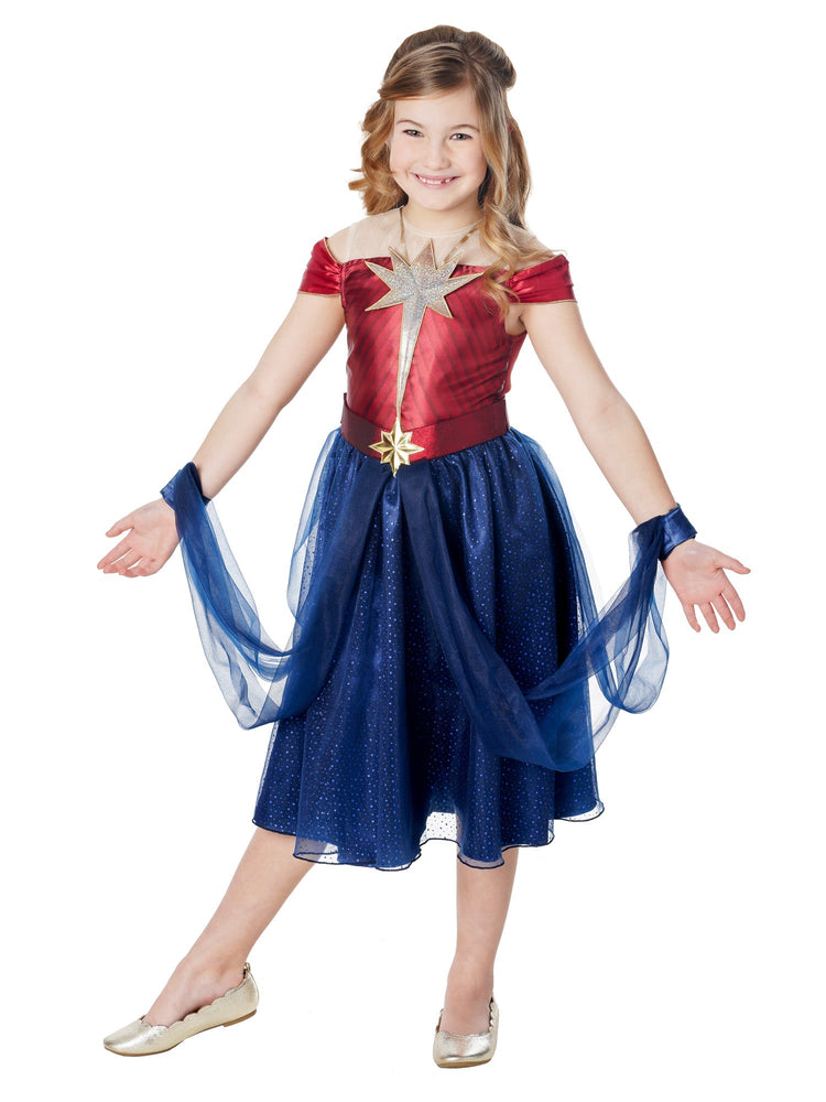 Captain Marvel, The Marvels, Disney - Marvel, Kids Costumes, , Side