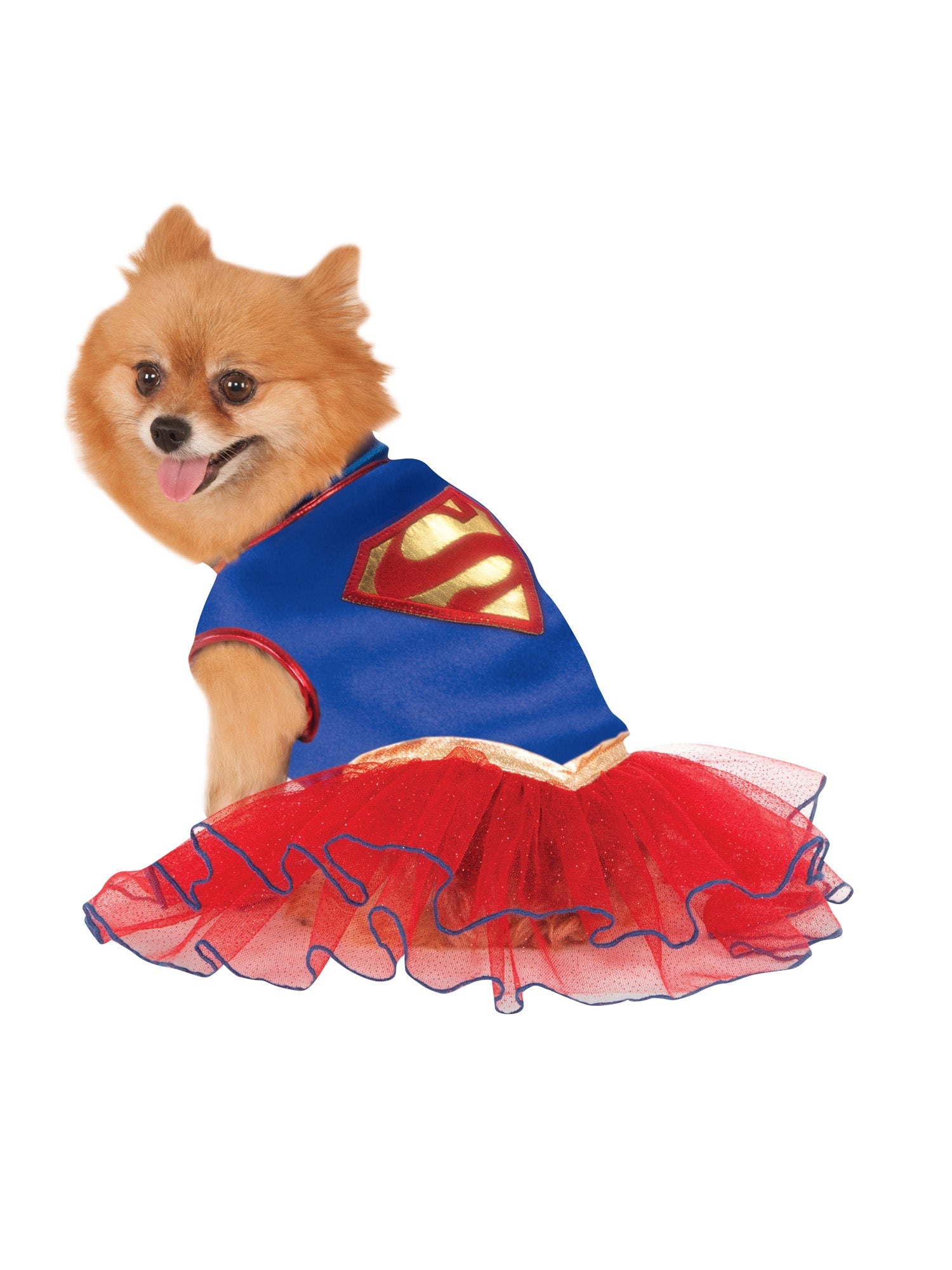 Supergirl, Superman, Multi, WB DC Comics, Pet Costumes, Large, Front
