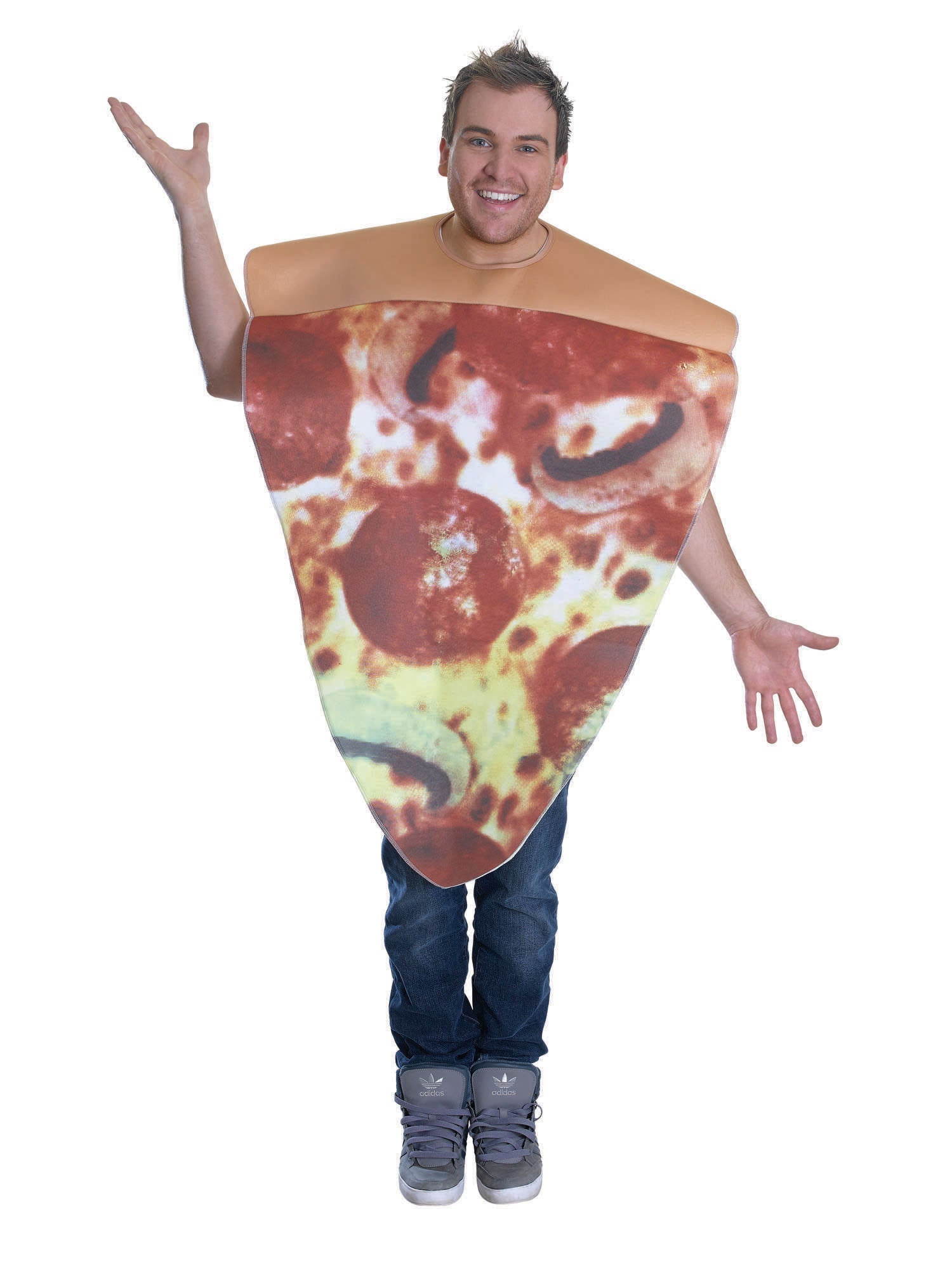 Pizza, Multi, Forum, Adult Costume, Standard, Front