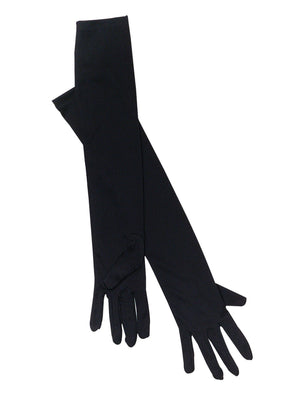 Gloves, Black, Forum, Accessories, Long, Front