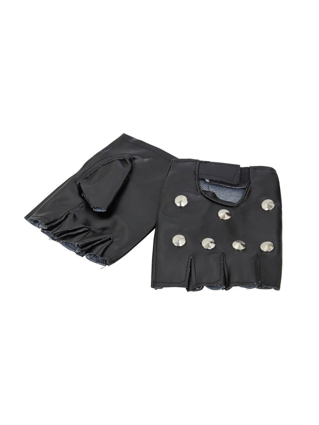 Studded Punk Gloves