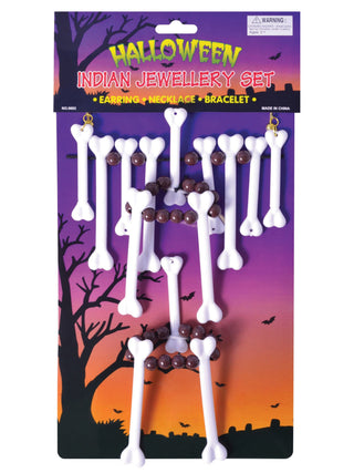 Bone Necklace Jewellery Set