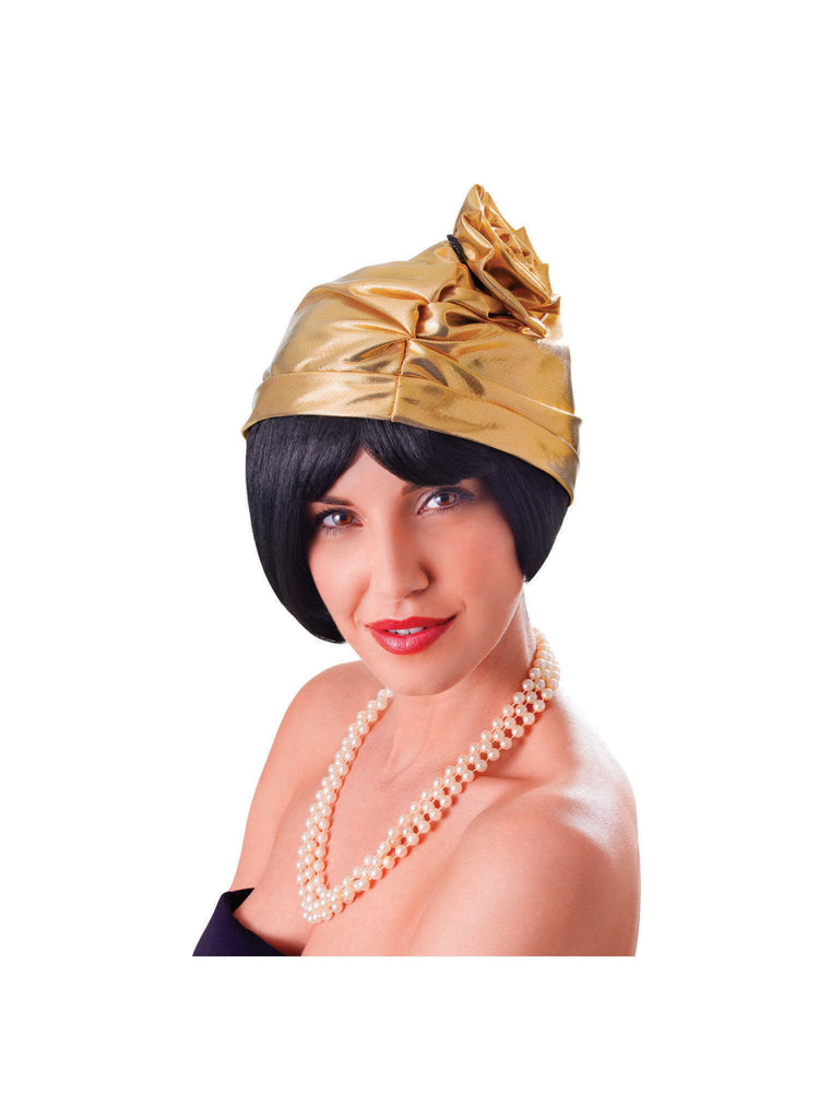 Flapper, Gold, Forum, Hats, One Size, Front