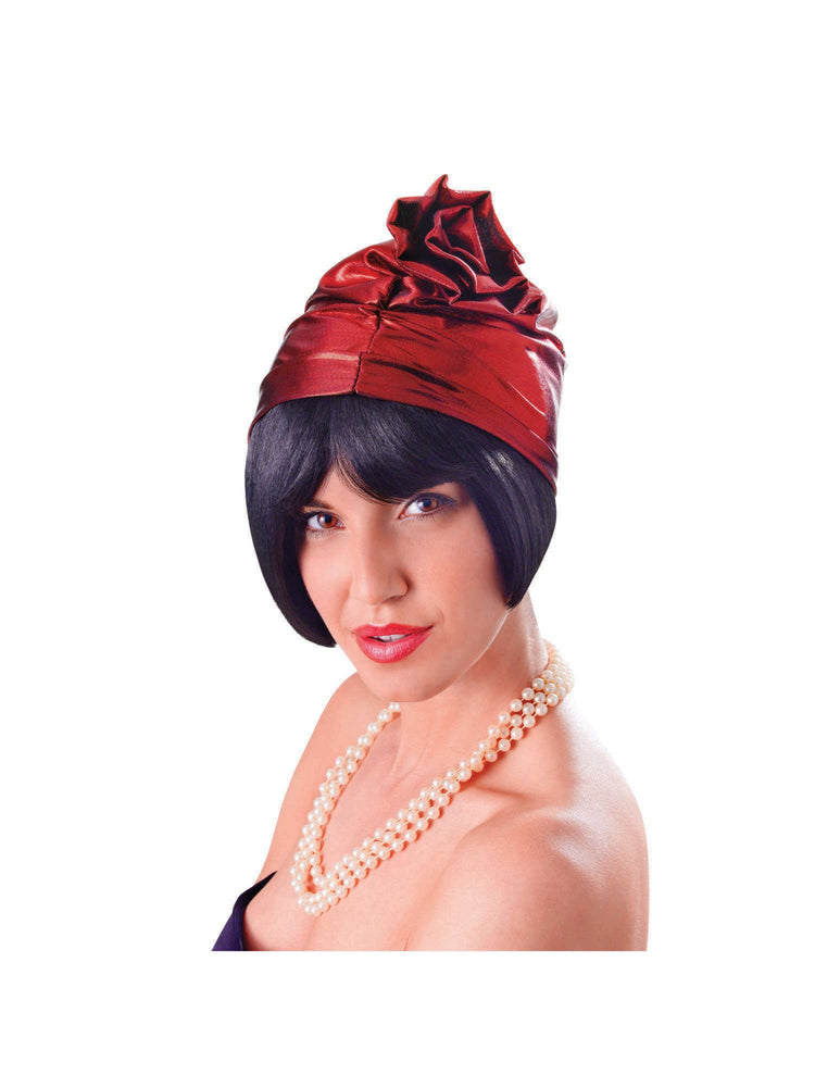 Flapper, Red, Forum, Hats, One Size, Front