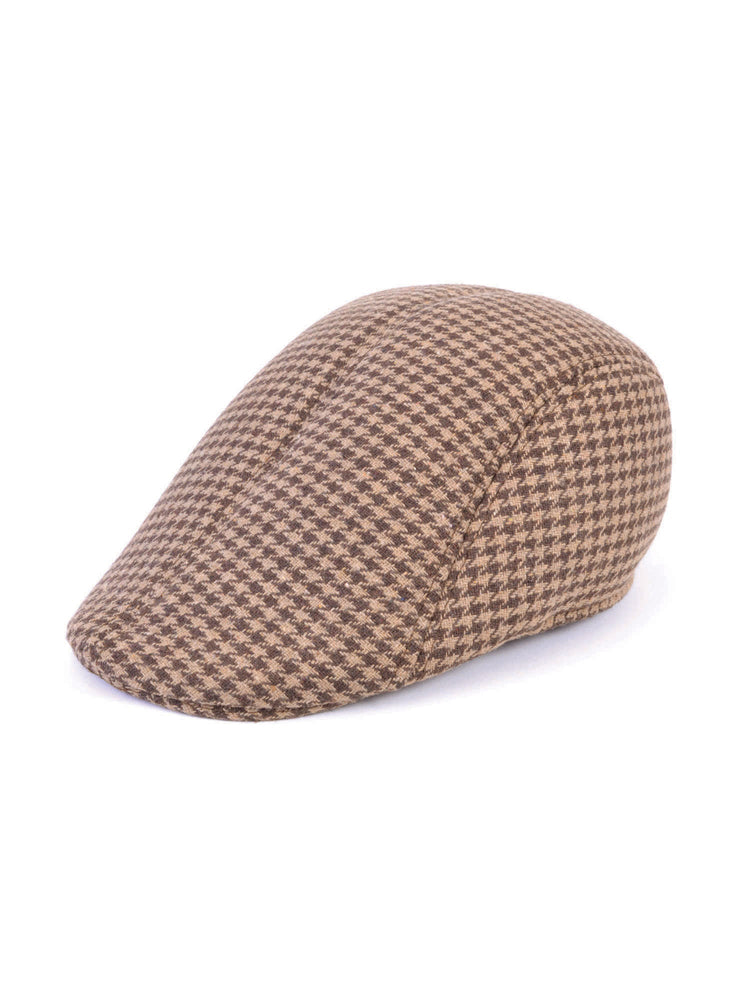 Flat Cap, Brown, Forum, Hats, One Size, Front