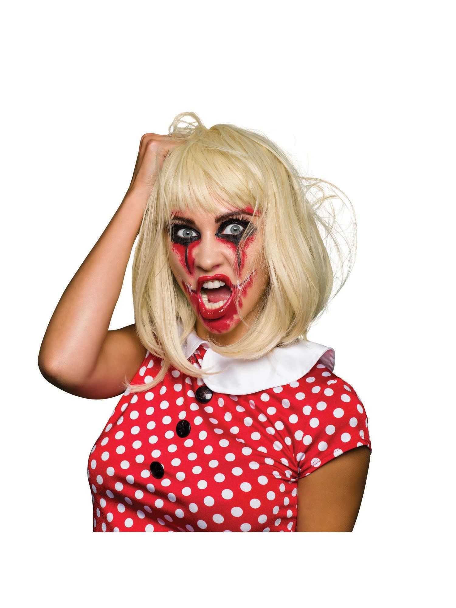 Mid Blonde, Blonde, Forum, Wigs, One Size, Front