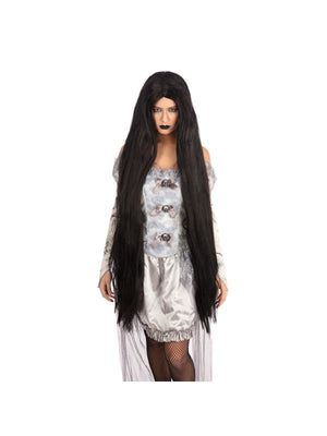 Long Black, Black, Forum, Wigs, Long, Front