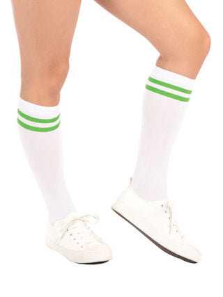 Neon Tube Socks Green
