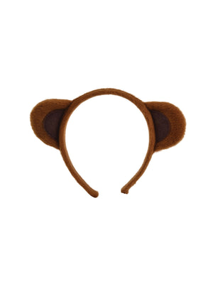 Animal Brown Ears, Brown, Forum, Disguise Set, One Size, Front