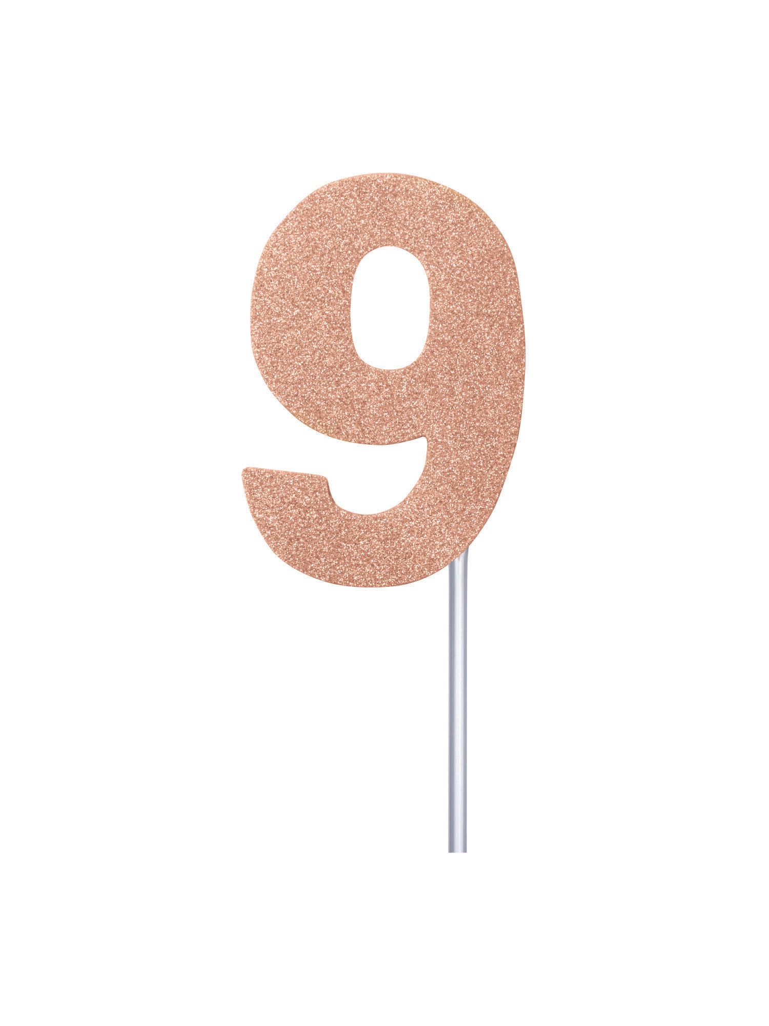 Cake Topper, Rose Gold, Forum, Party, One Size, Front
