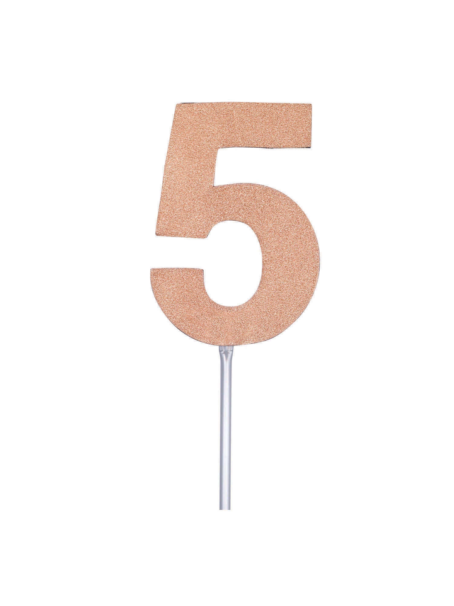 Cake Topper, Rose Gold, Forum, Party, One Size, Front