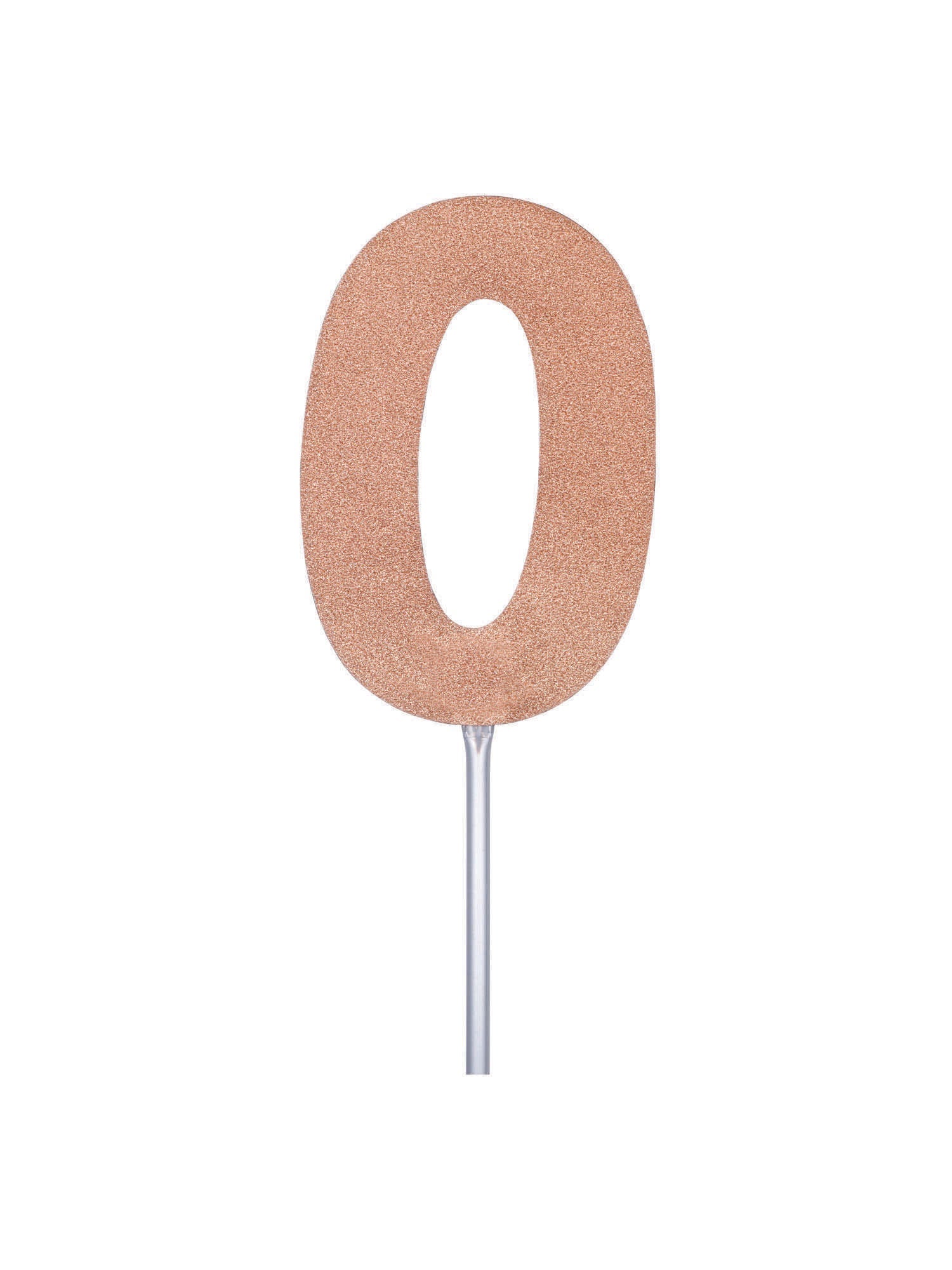 Cake Topper, Rose Gold, Forum, Party, One Size, Front