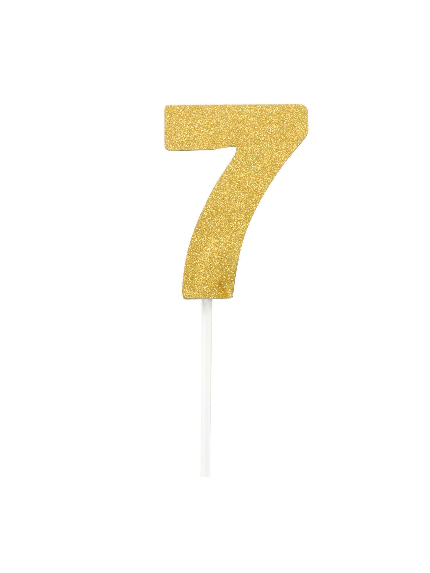 Cake Topper, Gold, Forum, Party, One Size, Front