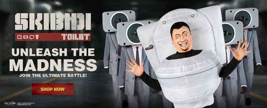 Rubies Unveils New Skibidi Toilet Costume Range Inspired by the Global YouTube Sensation