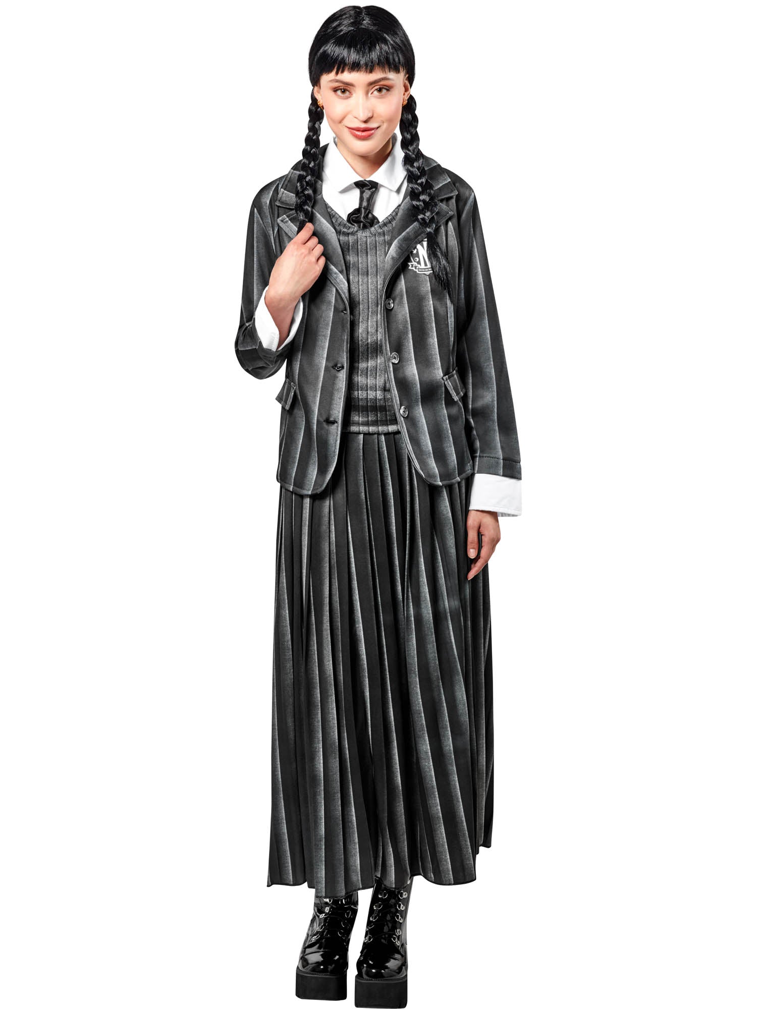 Wednesday, Monday, multi-colored, CPLG - Wednesday, Adult Costume, L, Front