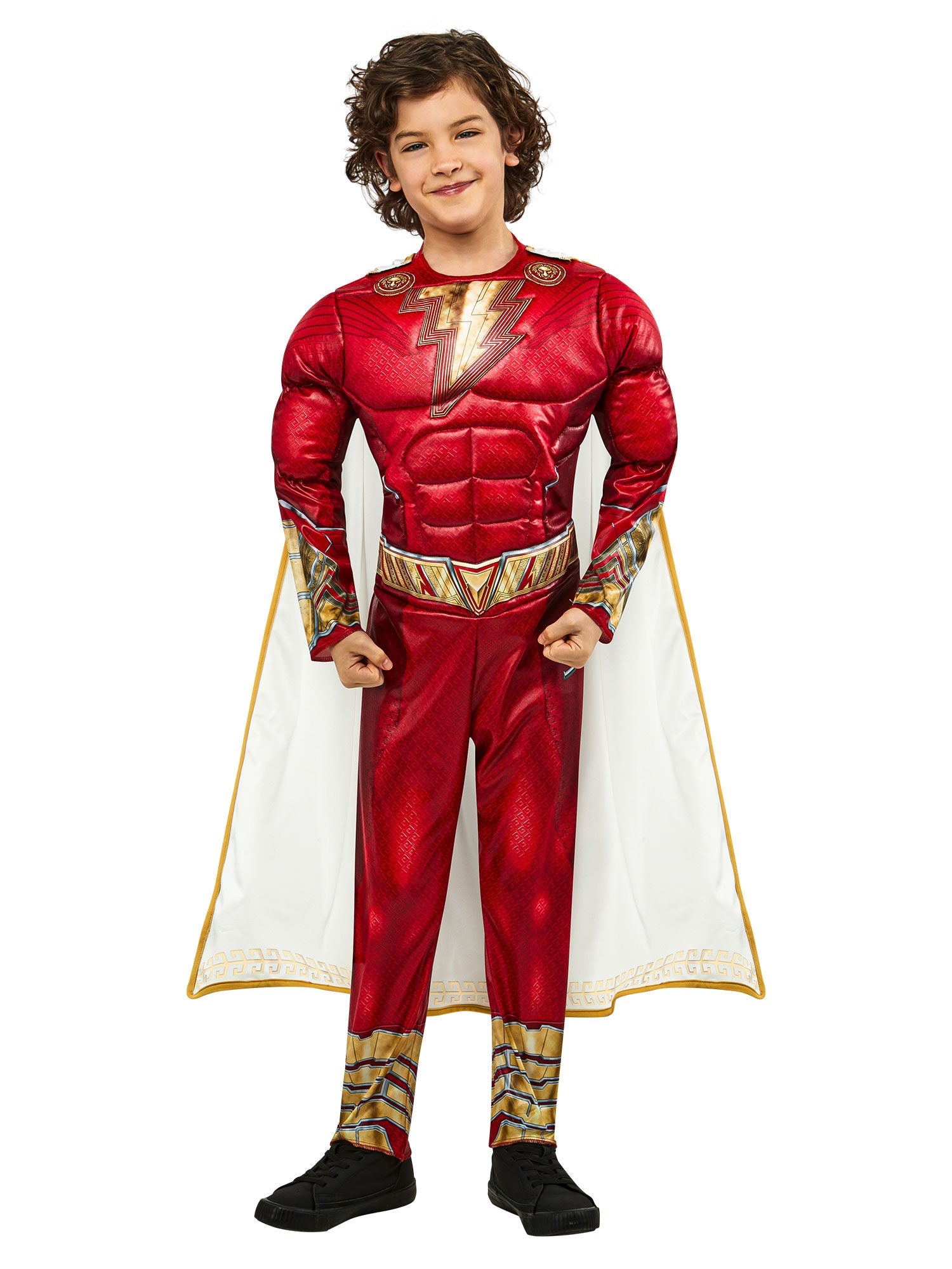 Shazam, Shazam Fury of the Gods, Shazam Fury of the Gods, Red, WB DC Comics, Kids Costumes, XS, Front