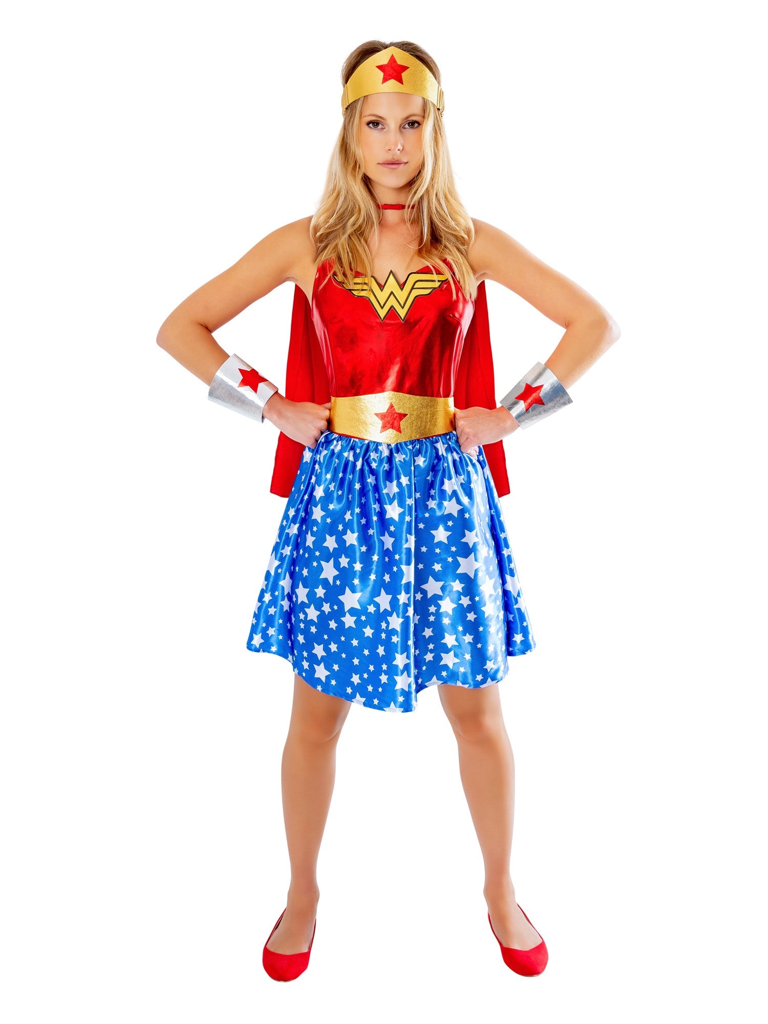 Wonder woman, Wonder Woman (DC), multi-colored, WB DC Comics, Adult Costume, XS, Front