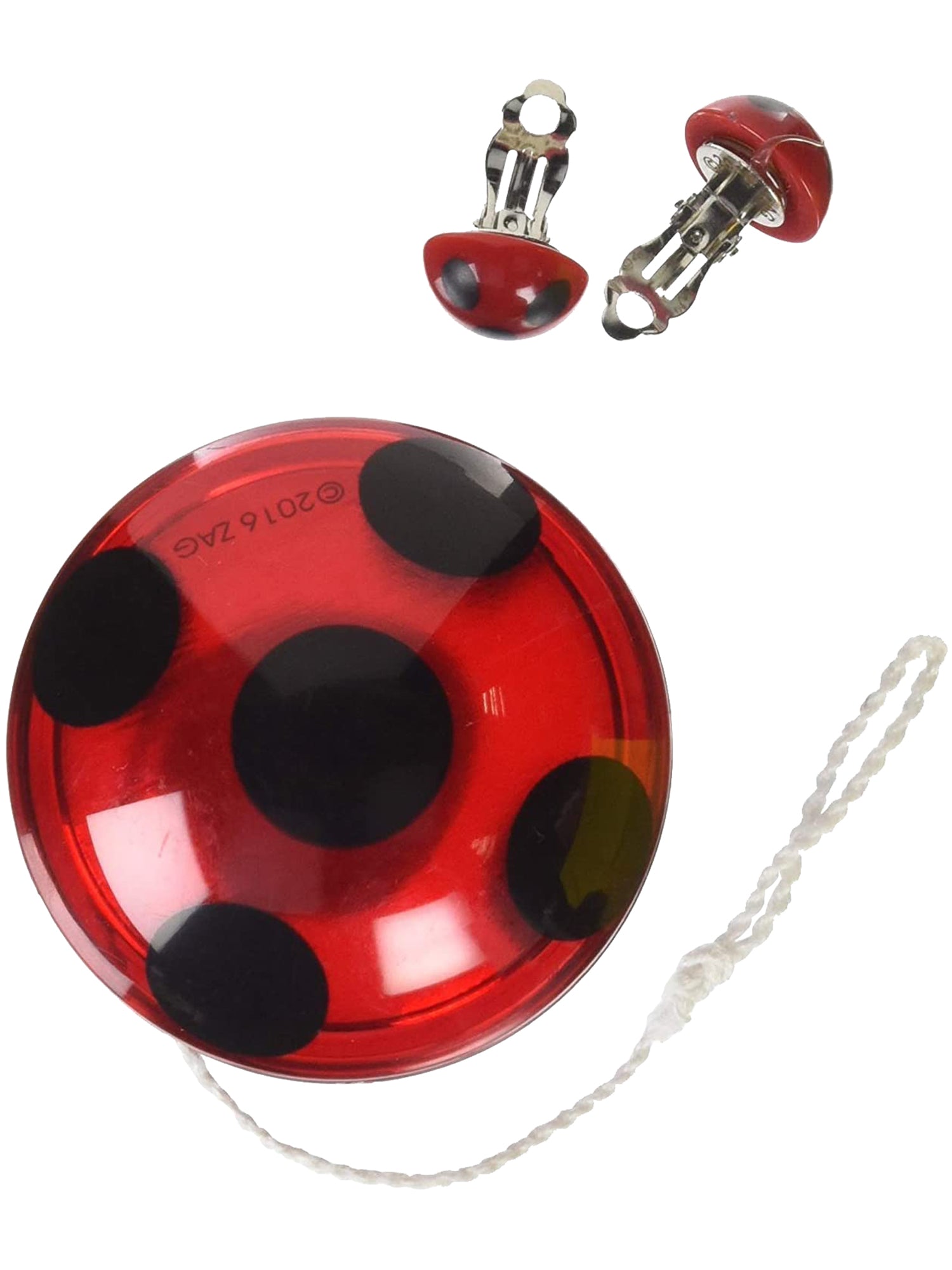 Miraculous Ladybug Yo-Yo And Earring Set