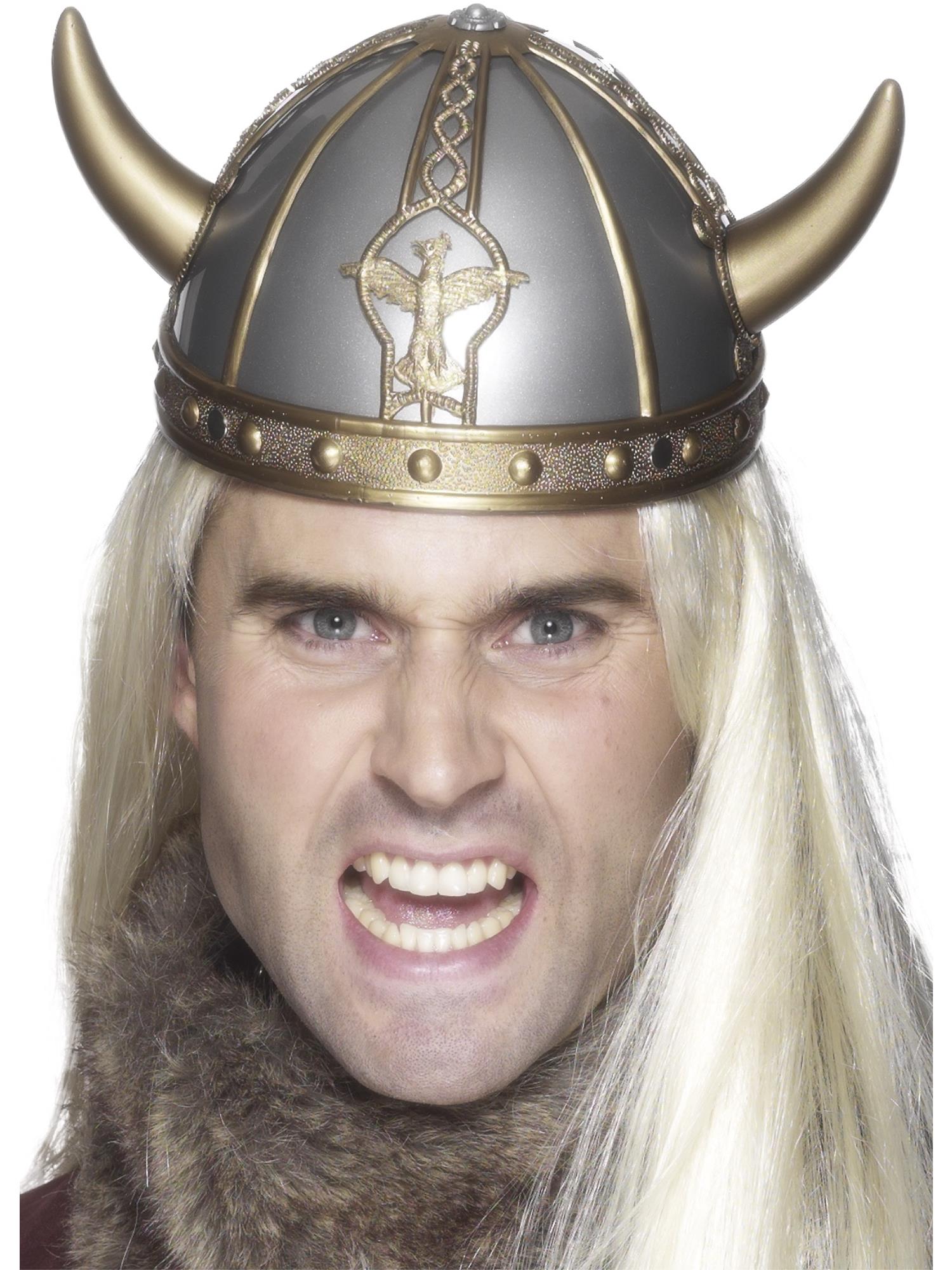 Viking Helmet, Gold & Silver