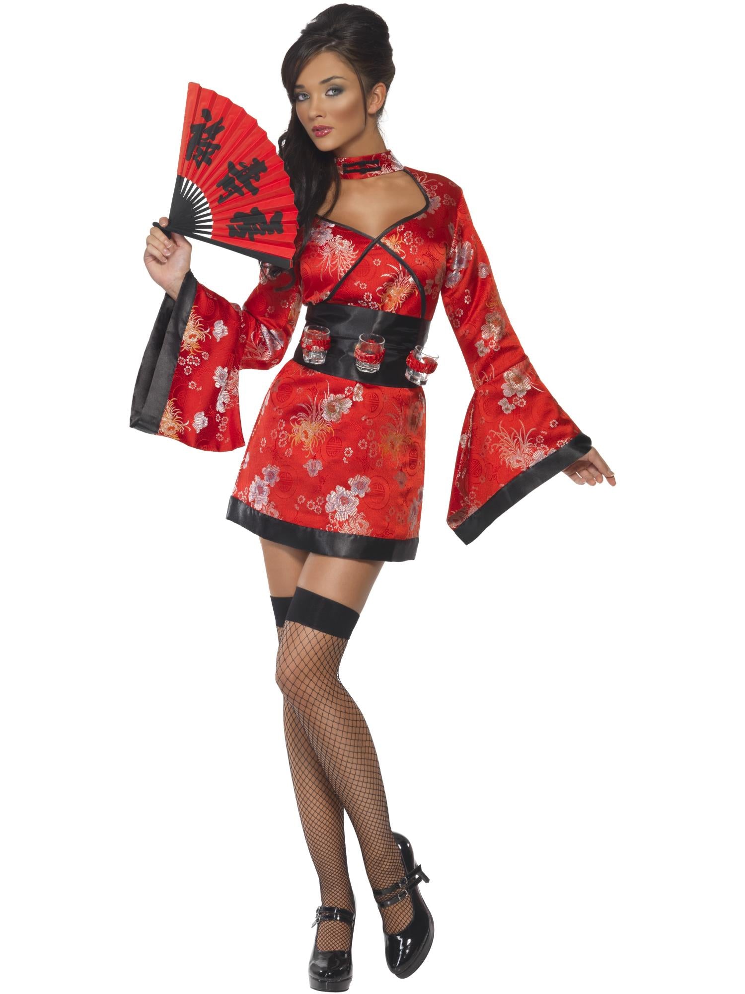 Vodka Geisha Costume, Red