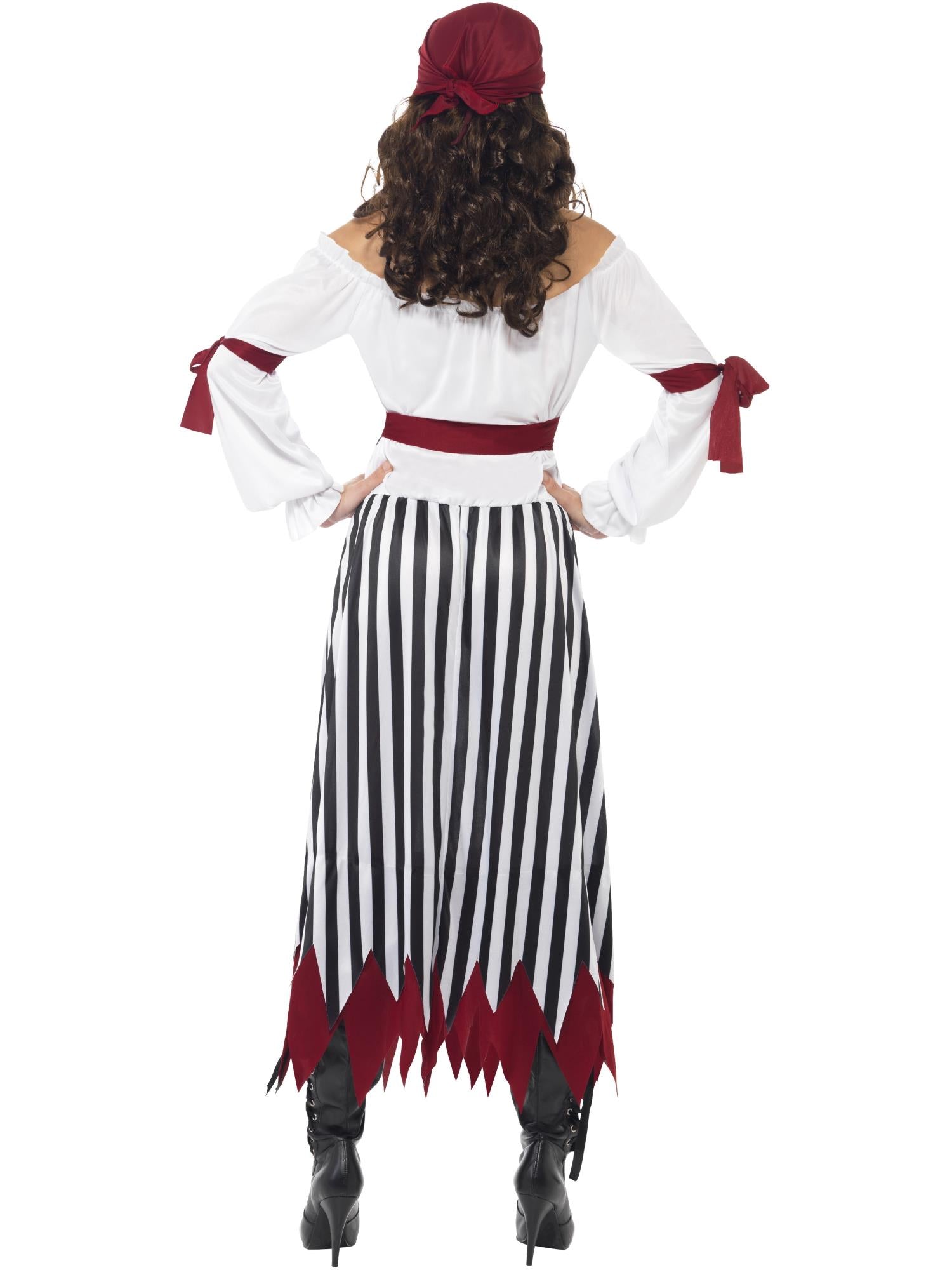 Pirate Lady Costume, Black & White