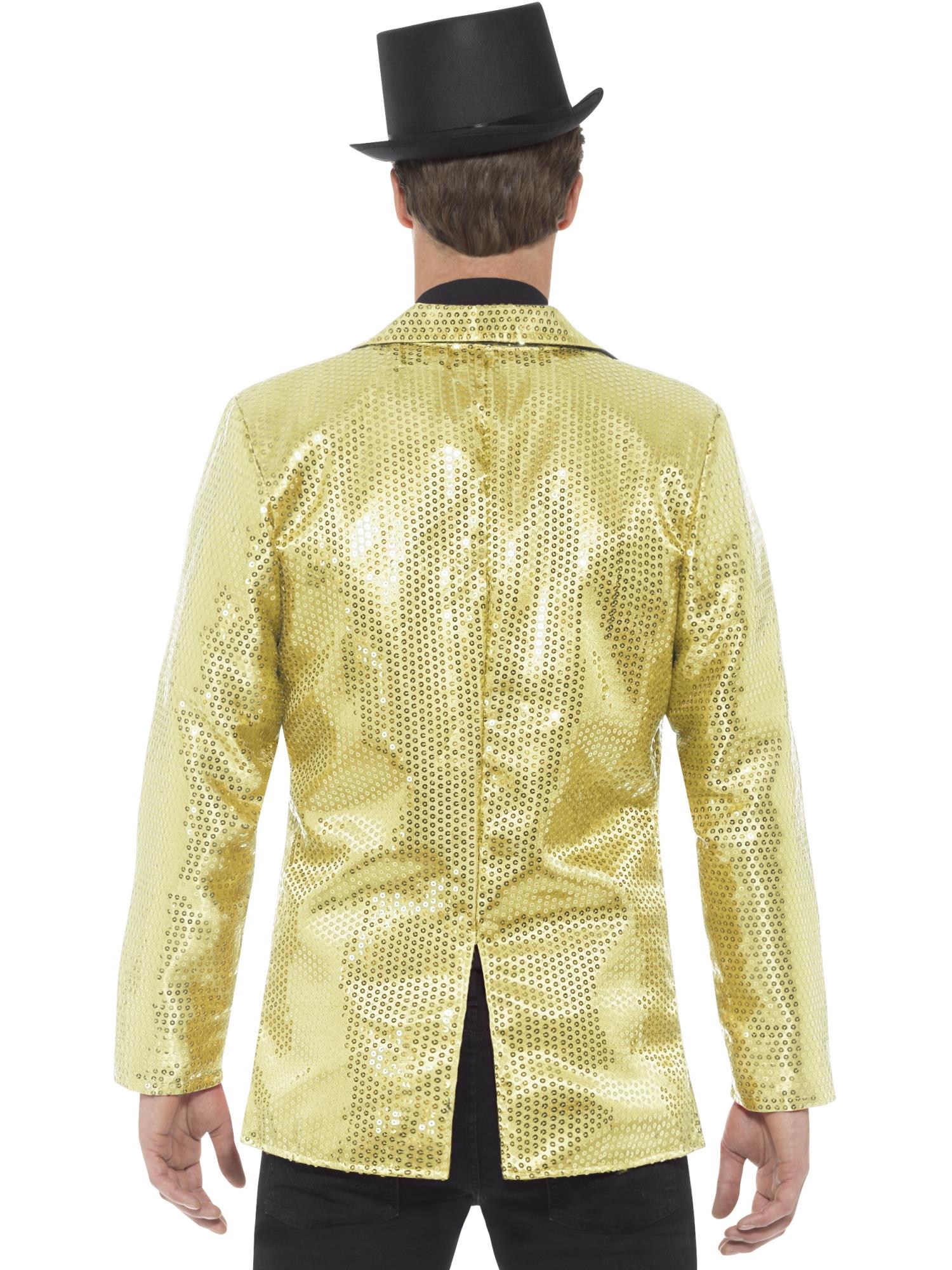 Sequin Jacket, Mens, Gold