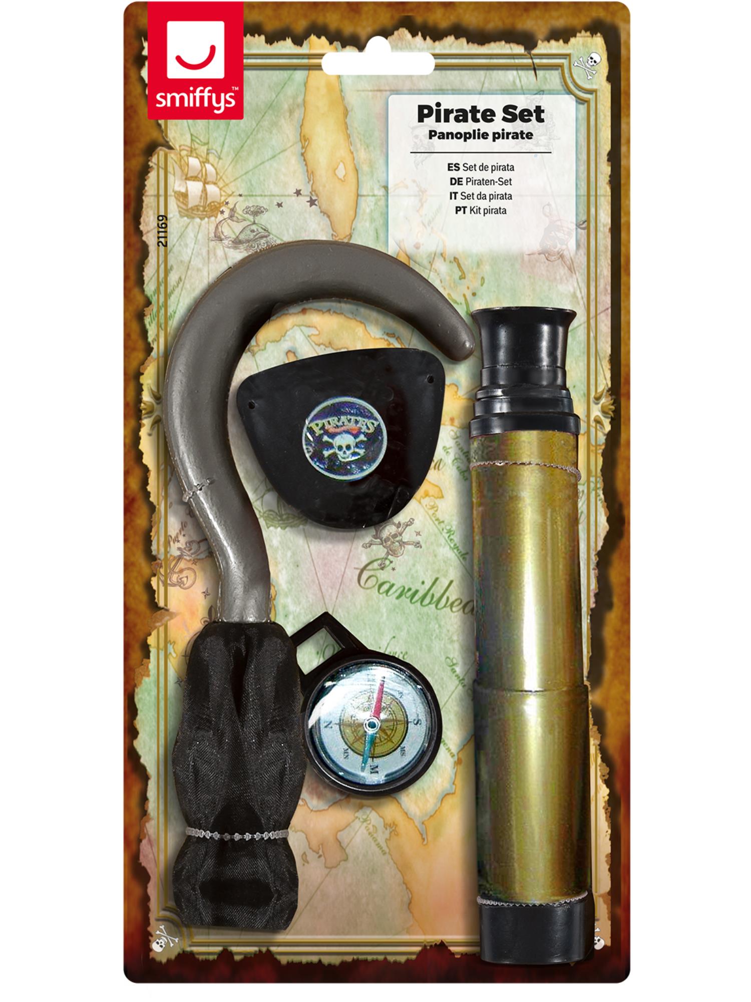 Pirate Set with Hook, Brown