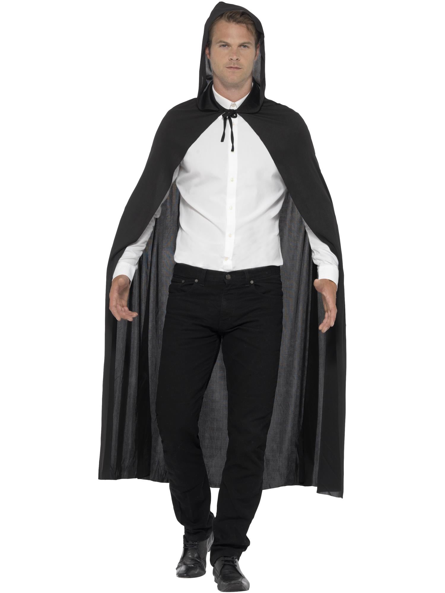 Hooded Vampire Cape, Black