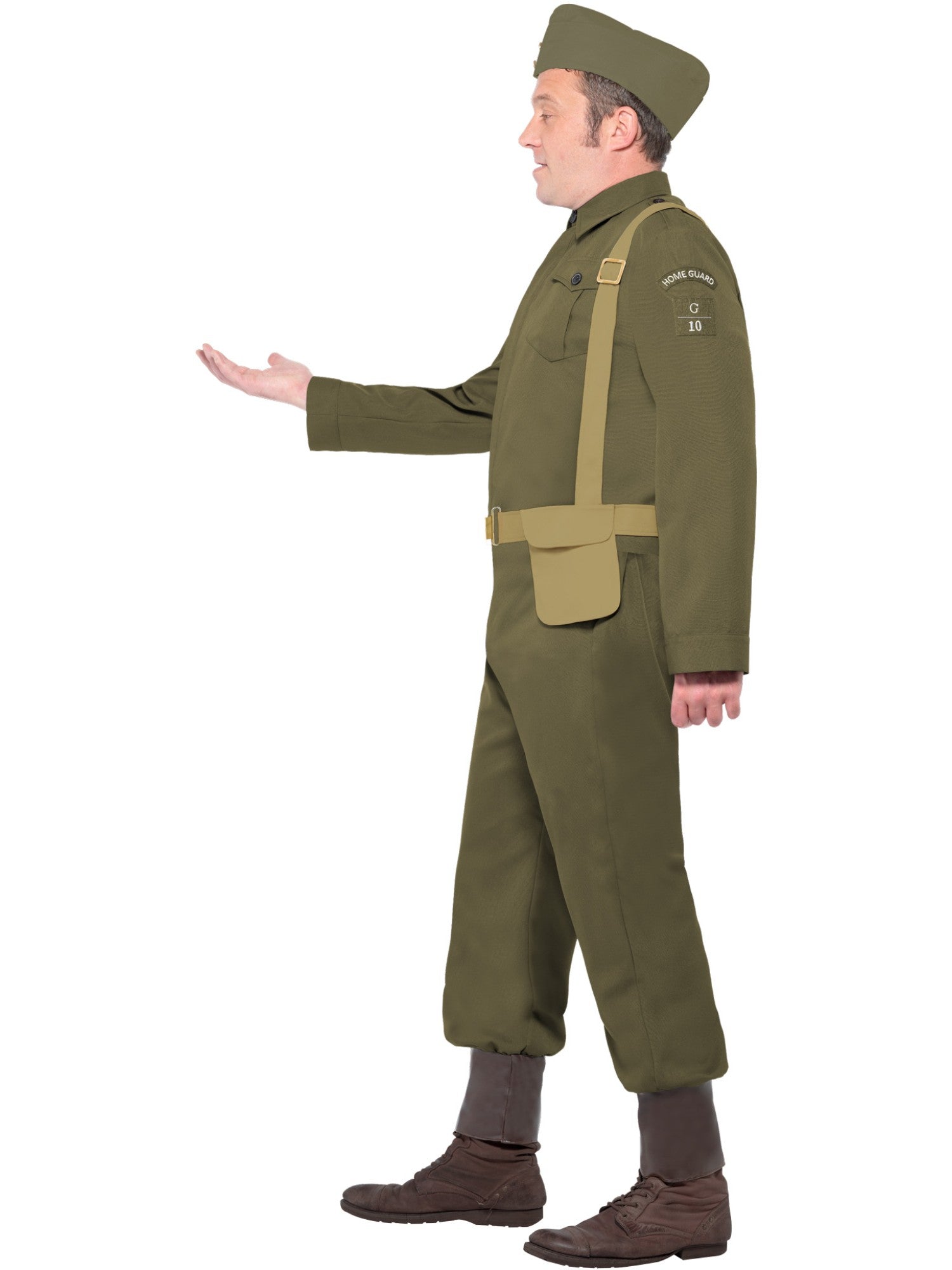 WW2 Home Guard Private Costume, Green