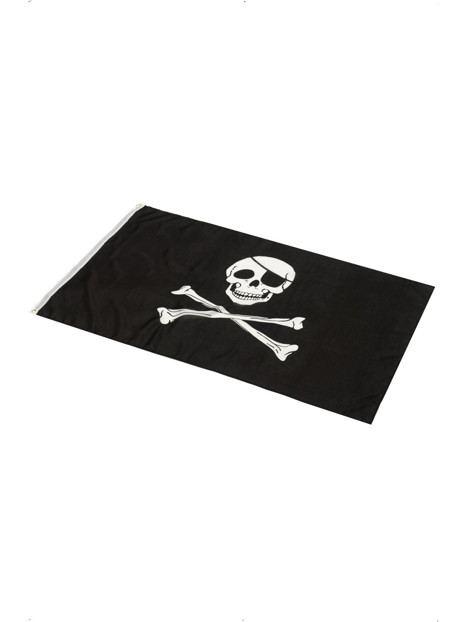 Pirate Flag, approx 152x91cm / 60x36in, Black