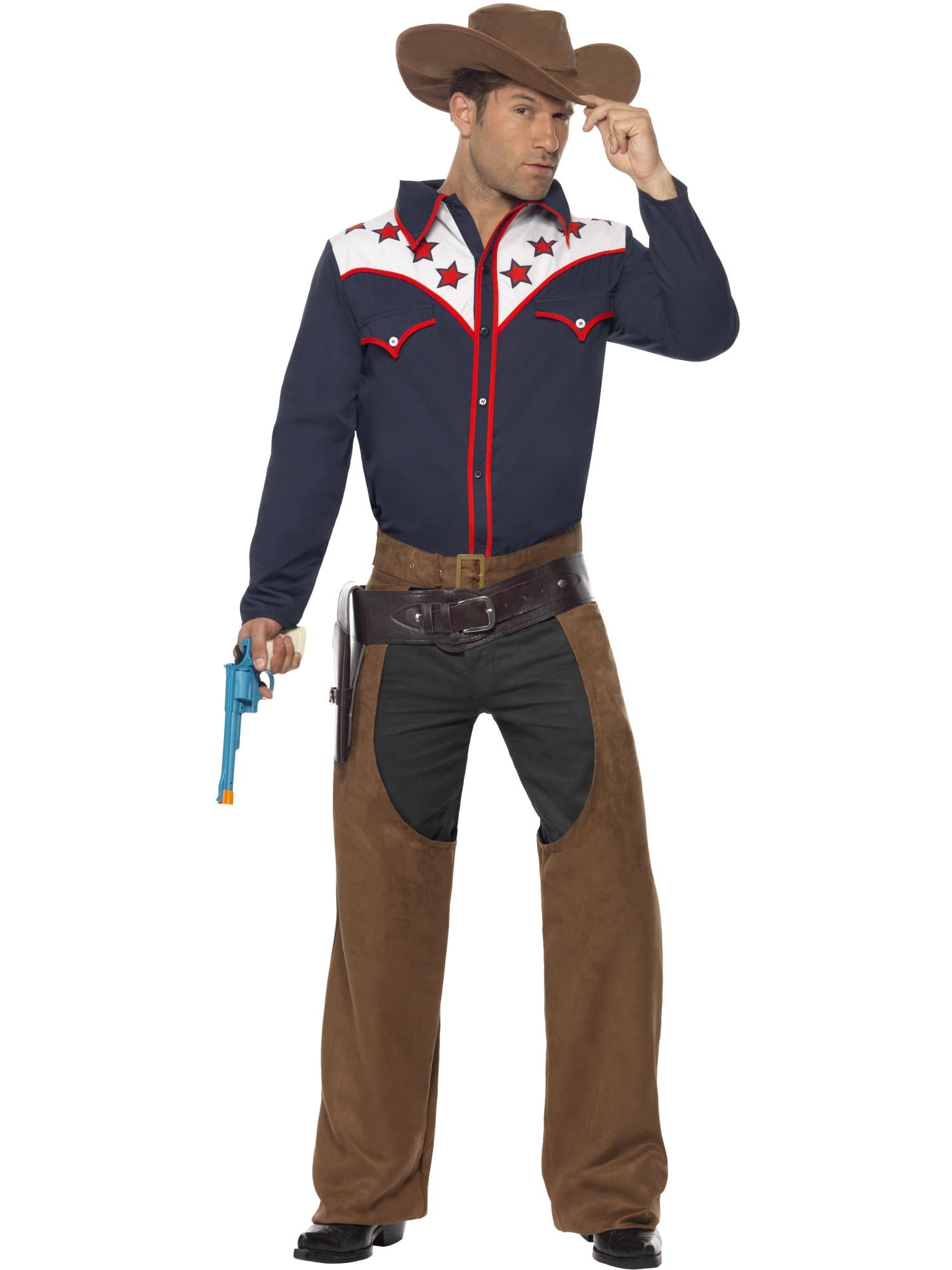 Rodeo Cowboy Costume, Blue