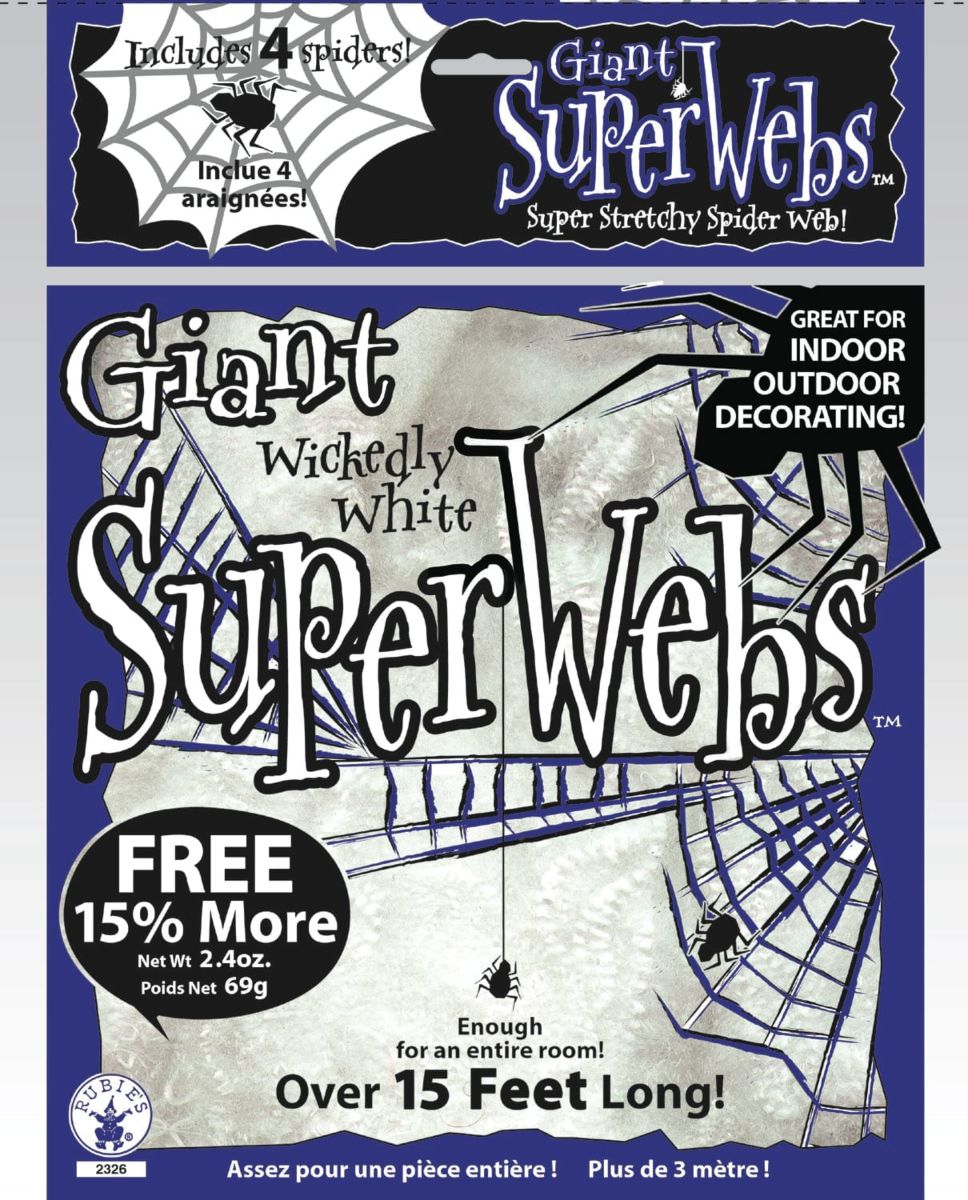 Spiderweb, White, Forum, Accessories, One Size, Front