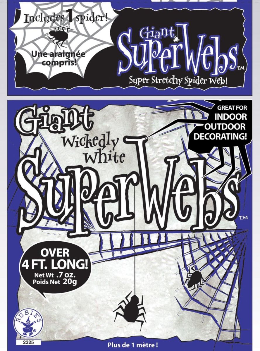 Spider Web, White, Forum, Accessories, One Size, Front