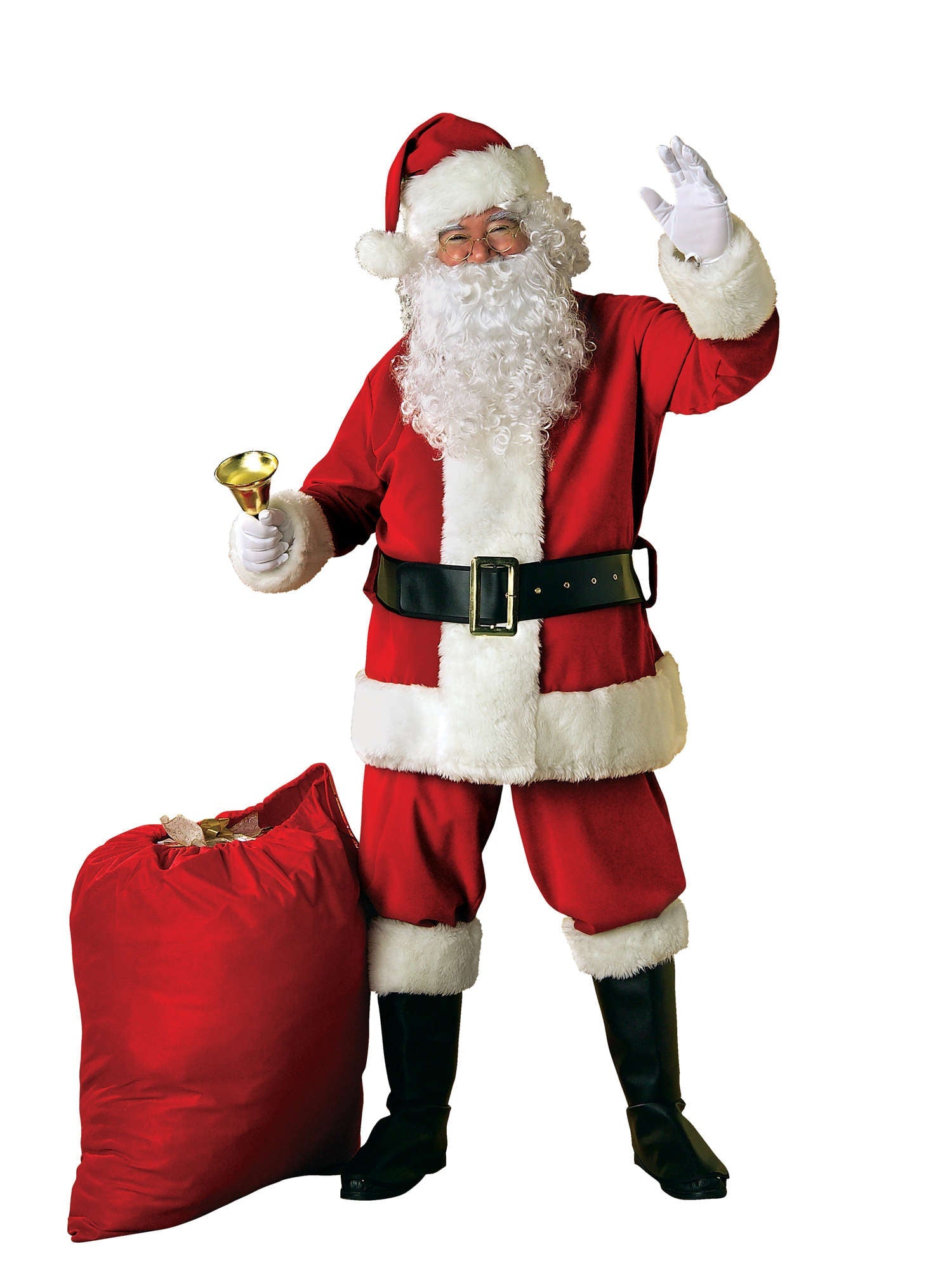 Santa Claus, Multi, Forum, Adult Costume, Standard, Front