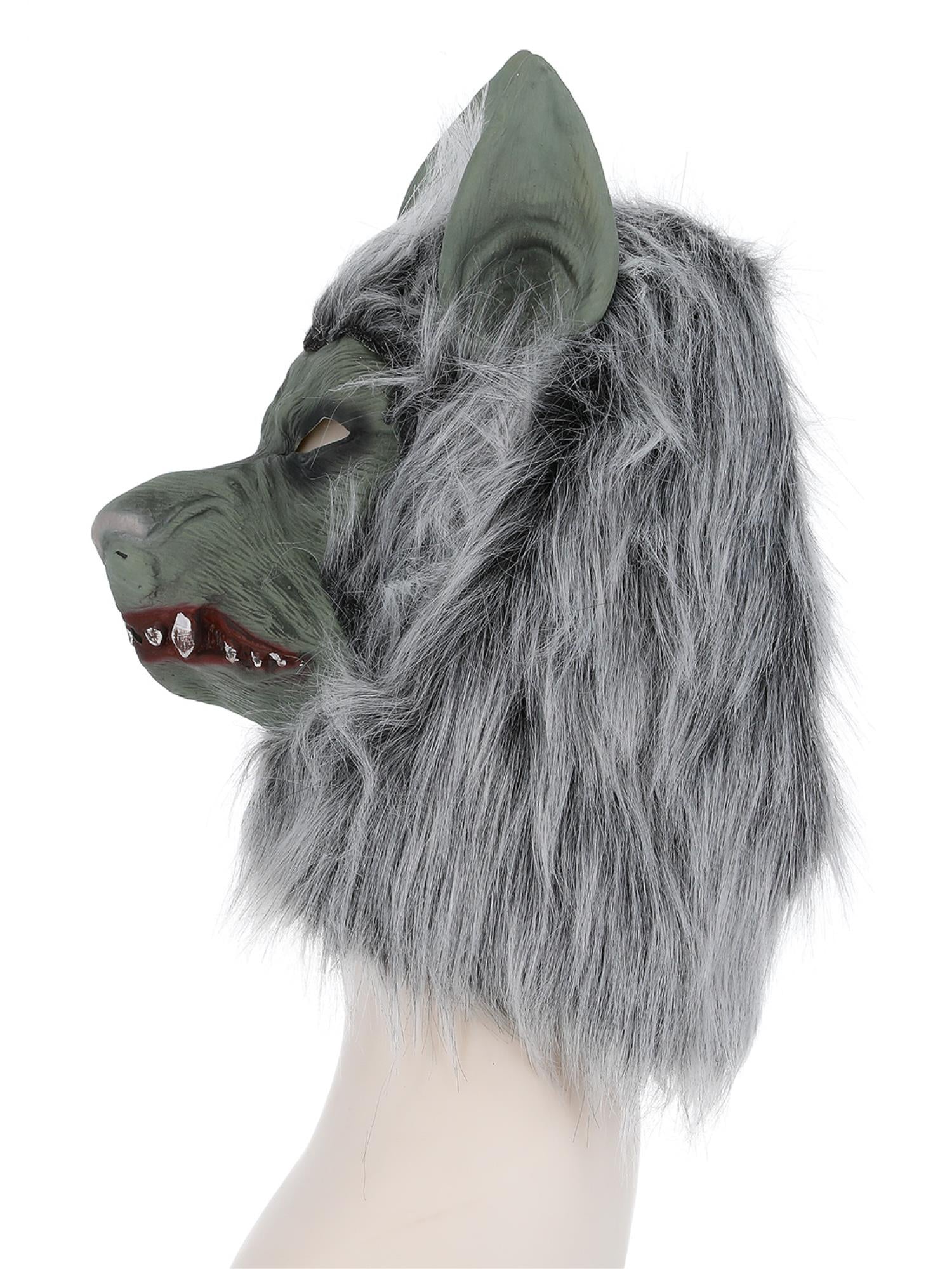 Werewolf Latex Mask, Grey