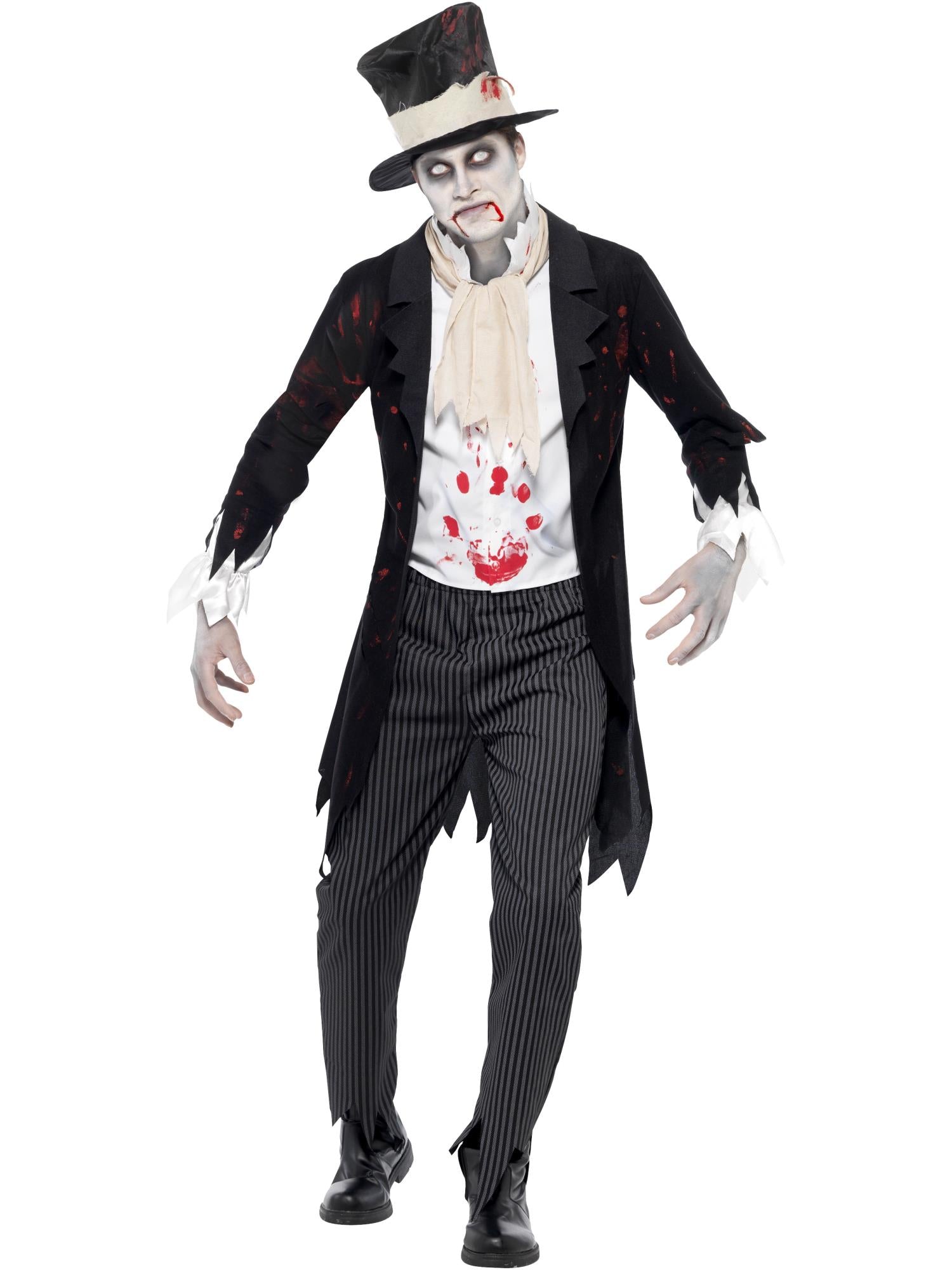Till Death Do Us Part Zombie Groom Costume, Black