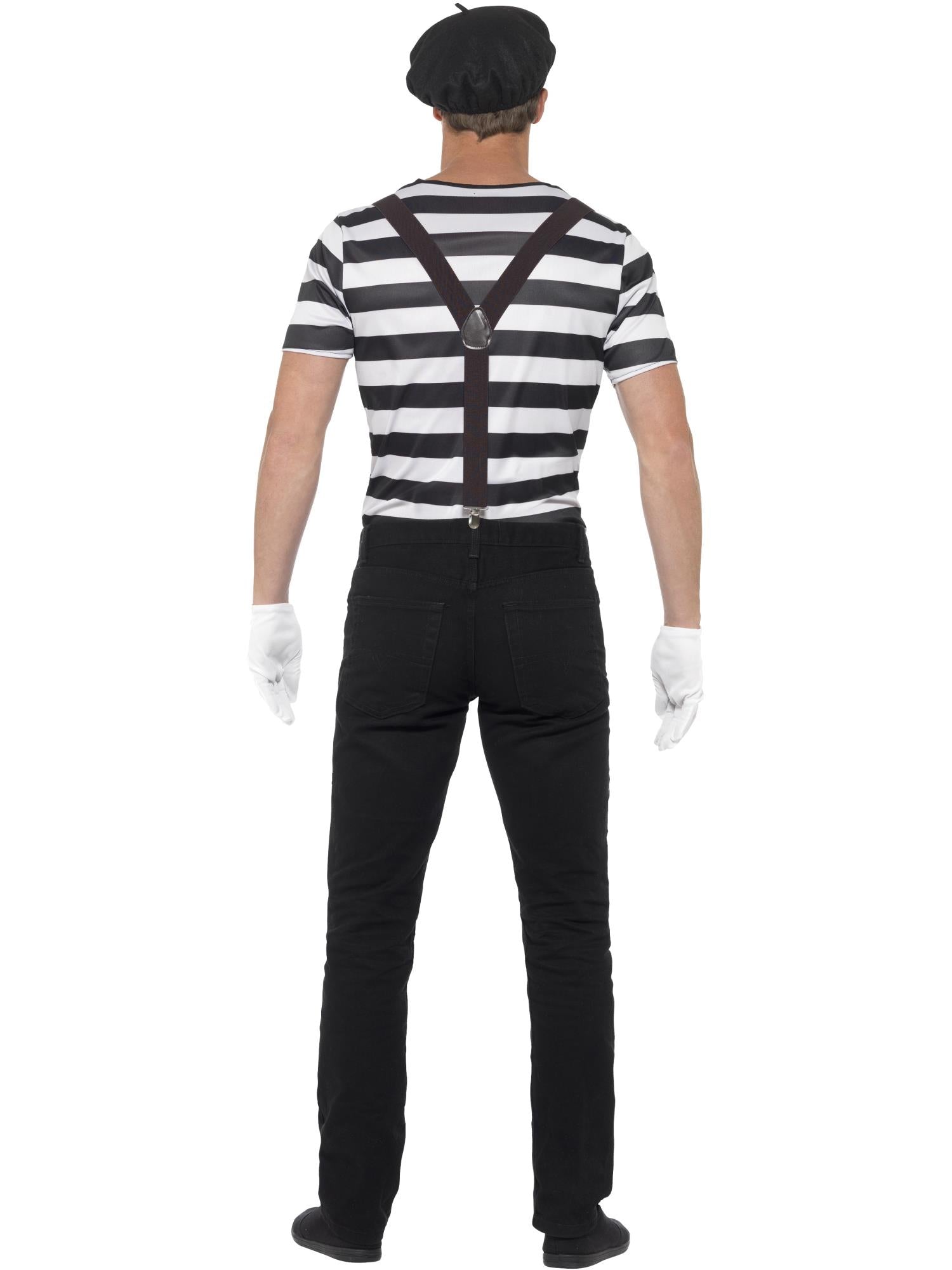 Gentleman Mime Artist Costume, Black