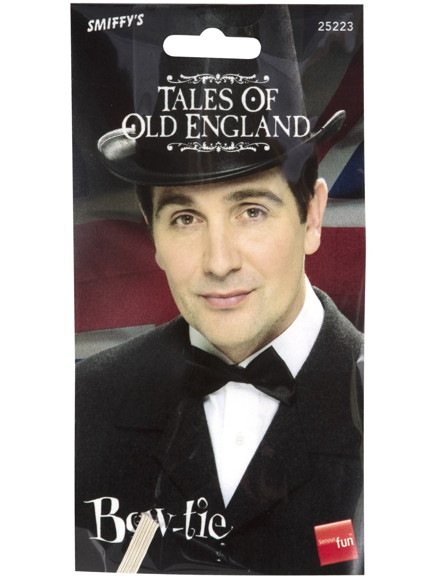 Tales of Old England Satin Bow-Tie, Black