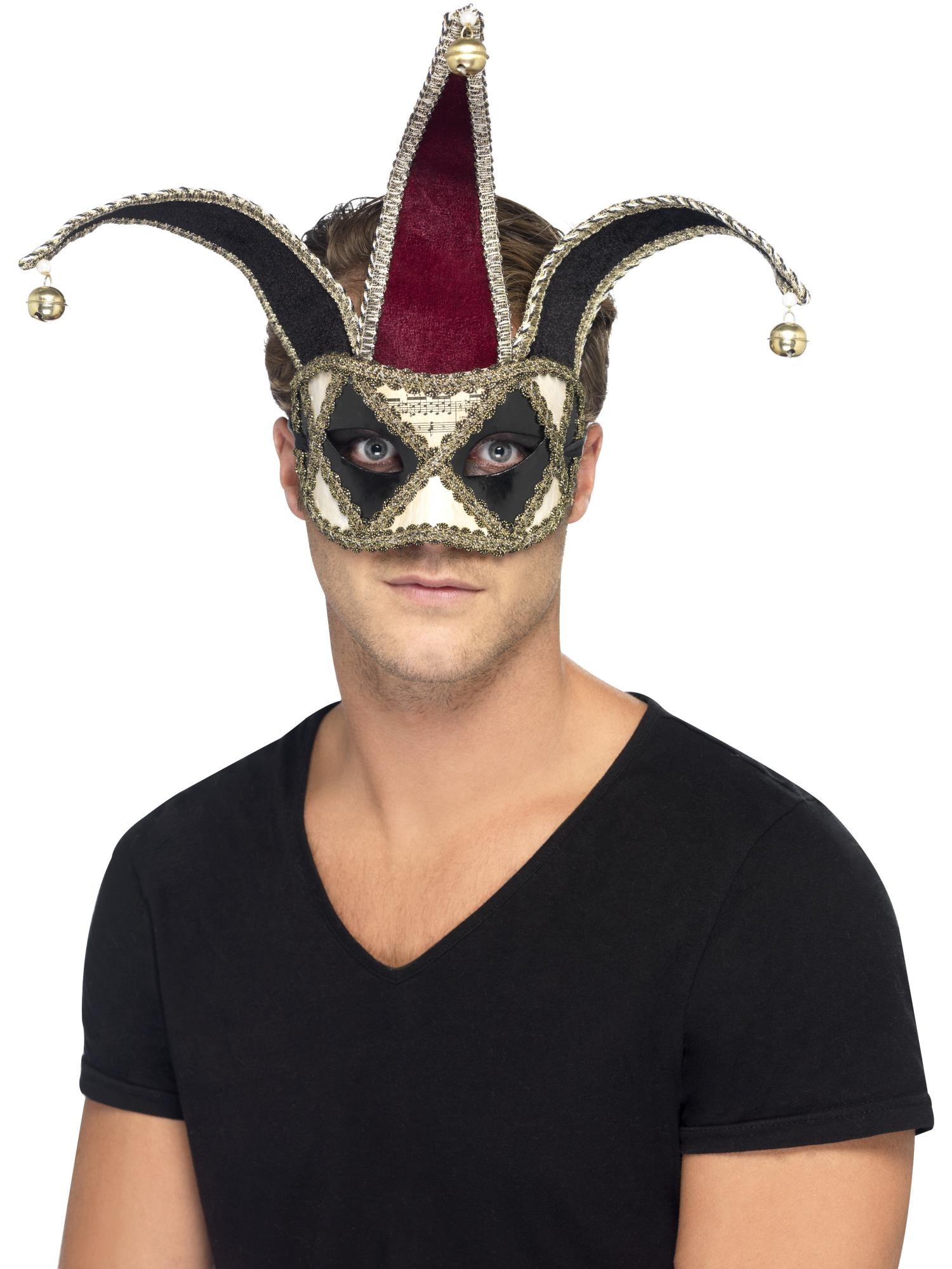 Gothic Venetian Harlequin Eyemask, Multi-Coloured