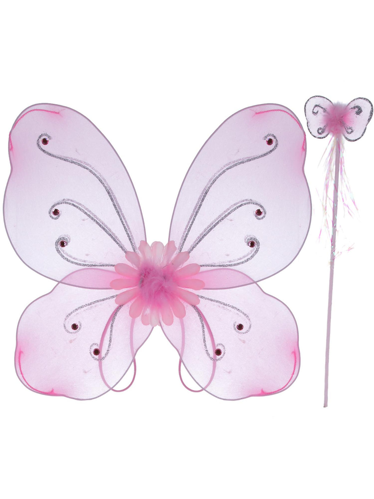 Butterfly Wings & Wand, Pink