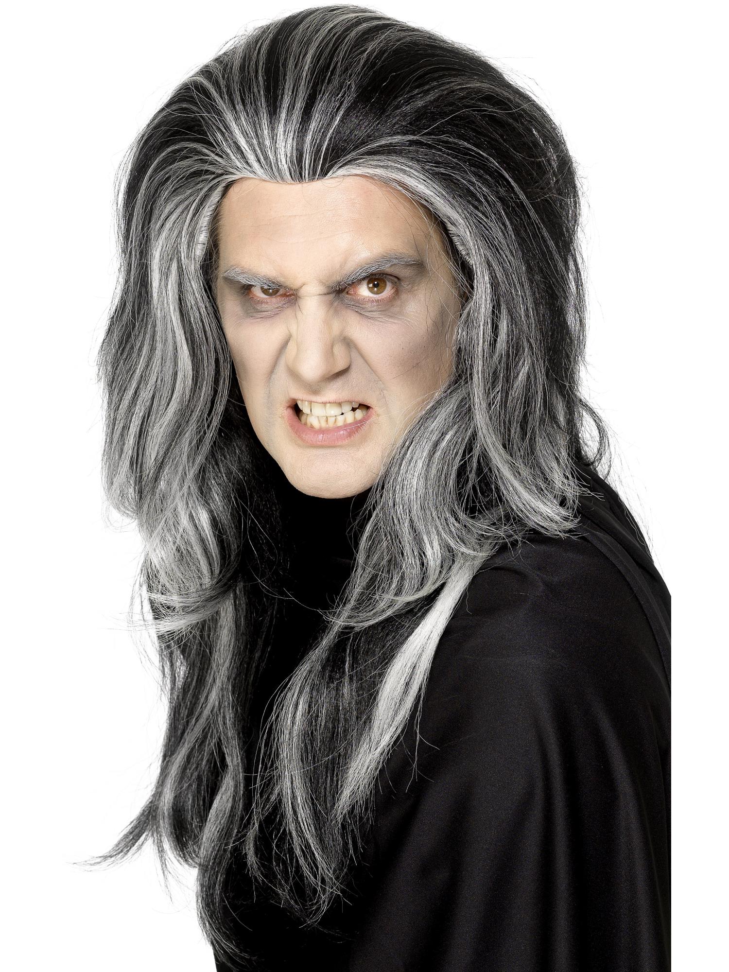 Gothic Vampire Wig, Black