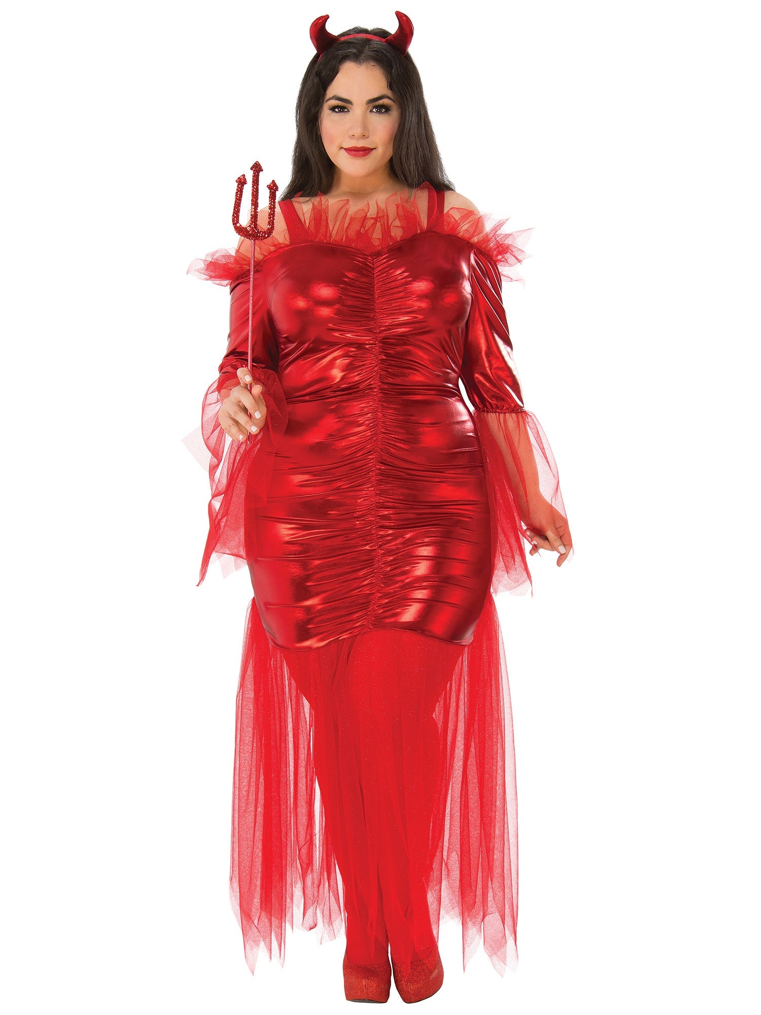 Devil, Generic, Red, Forum, Adult Costume, S, Front