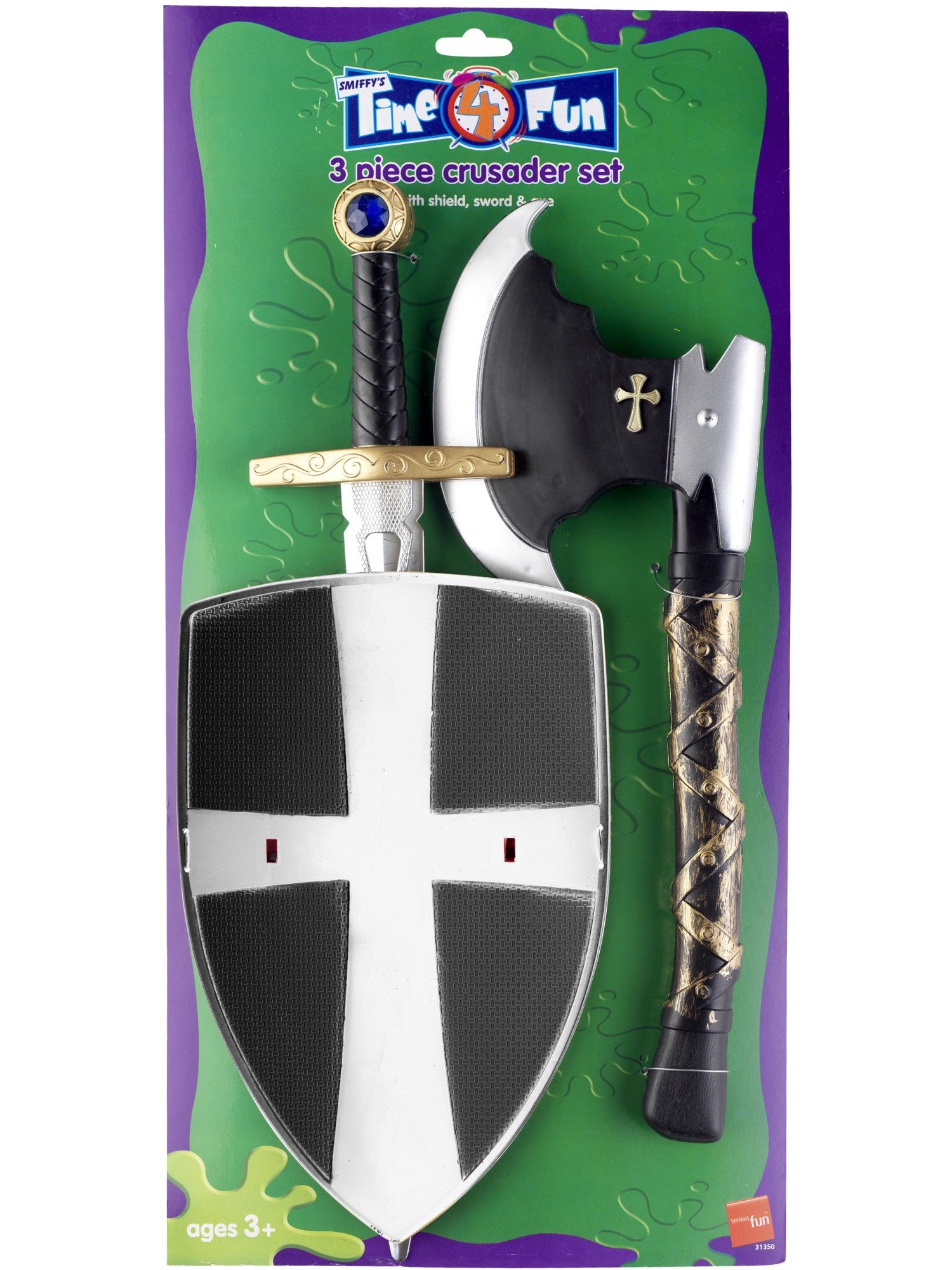 3 Piece Crusader Set, White