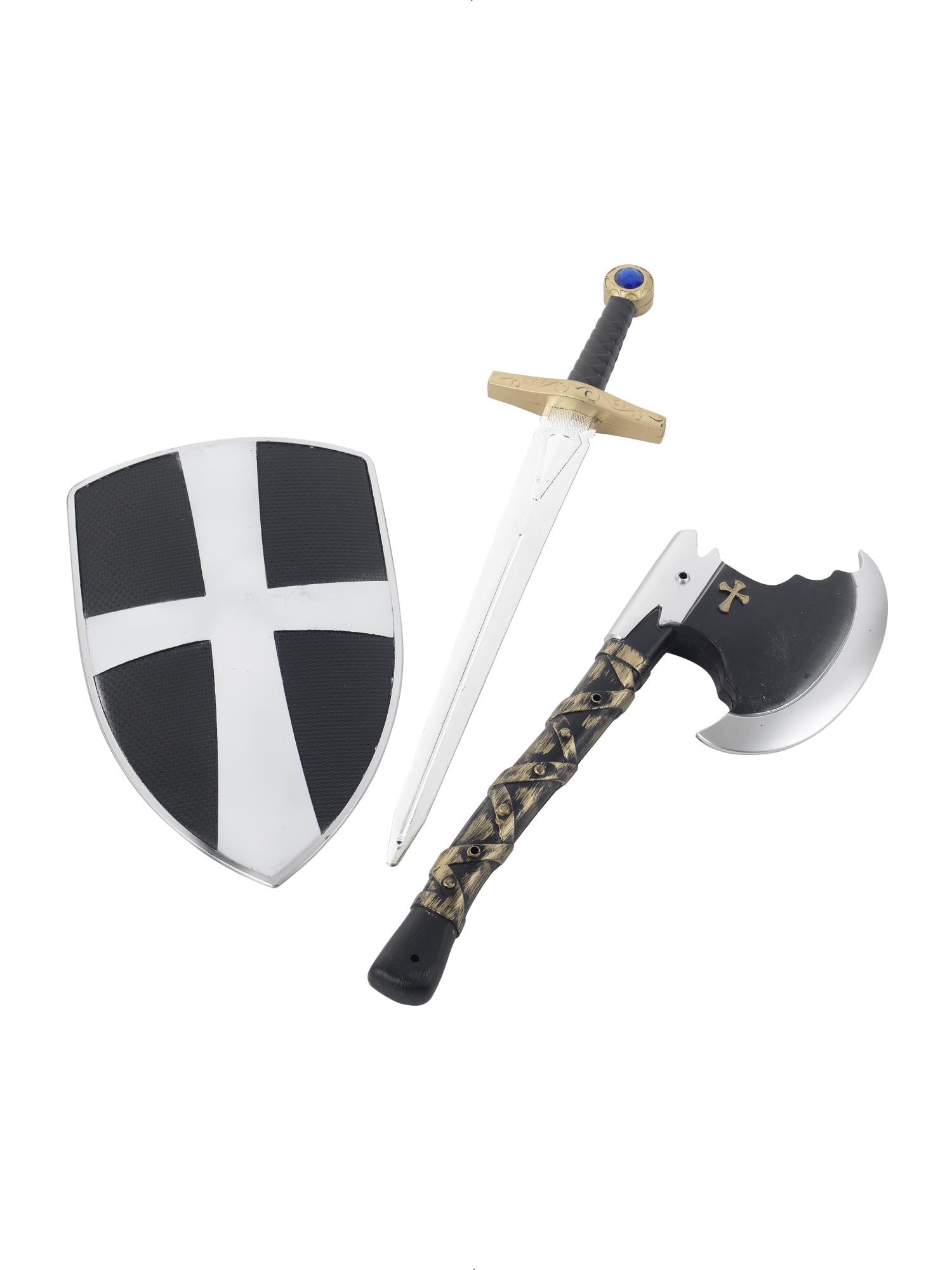 3 Piece Crusader Set, White