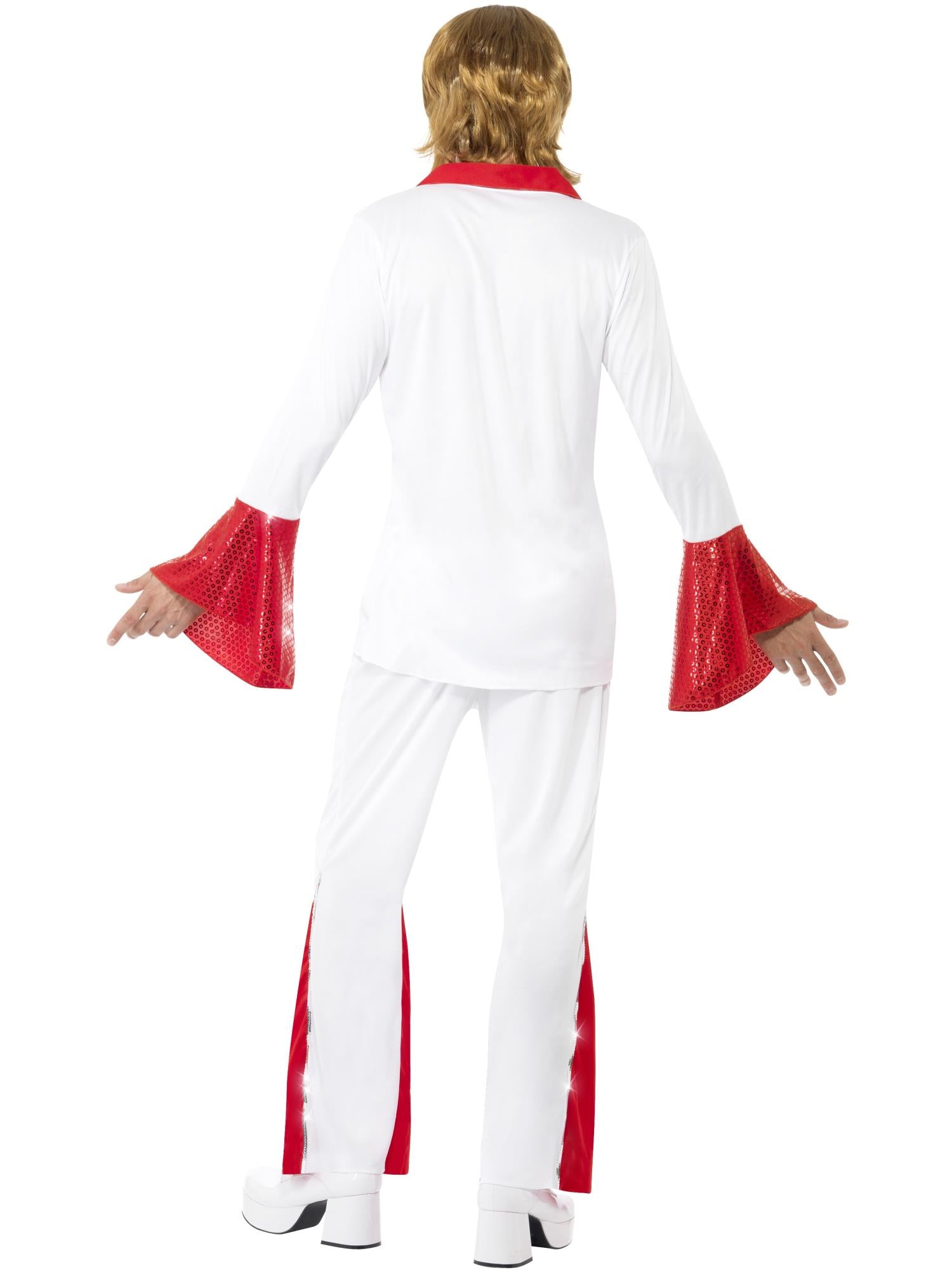 Super Trooper Male Costume, White & Red