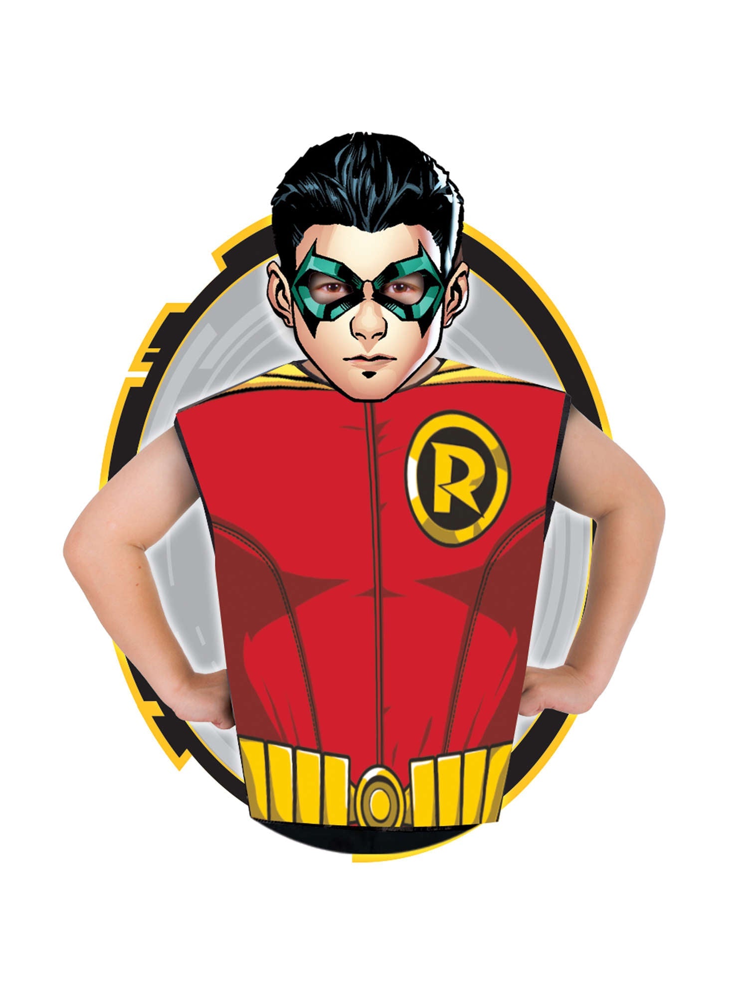 Robin, Batman, Multi, WB DC Comics, Kids Costumes, 3-6 Months, Front