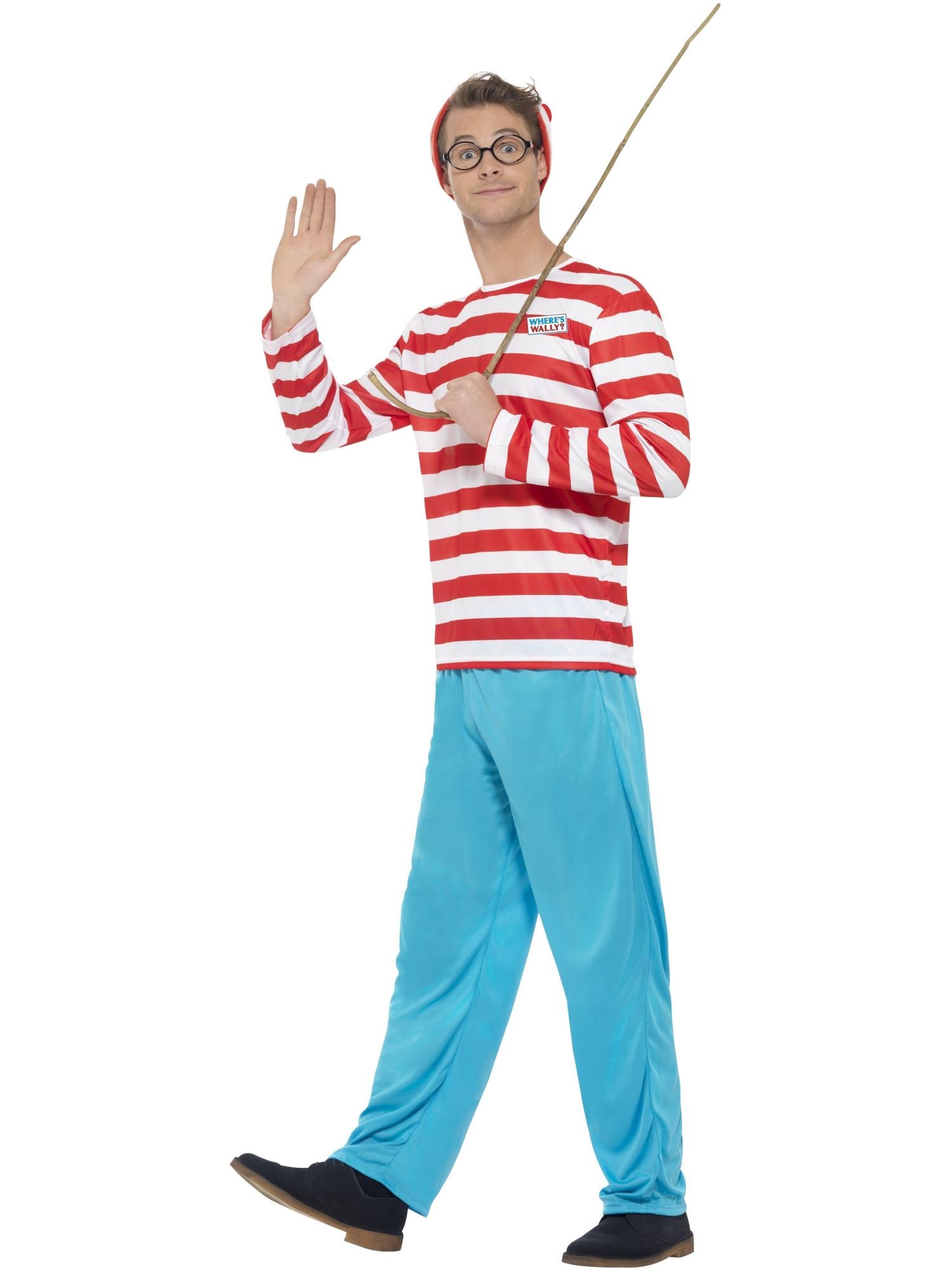 Where's Wally? Costume, Red & White