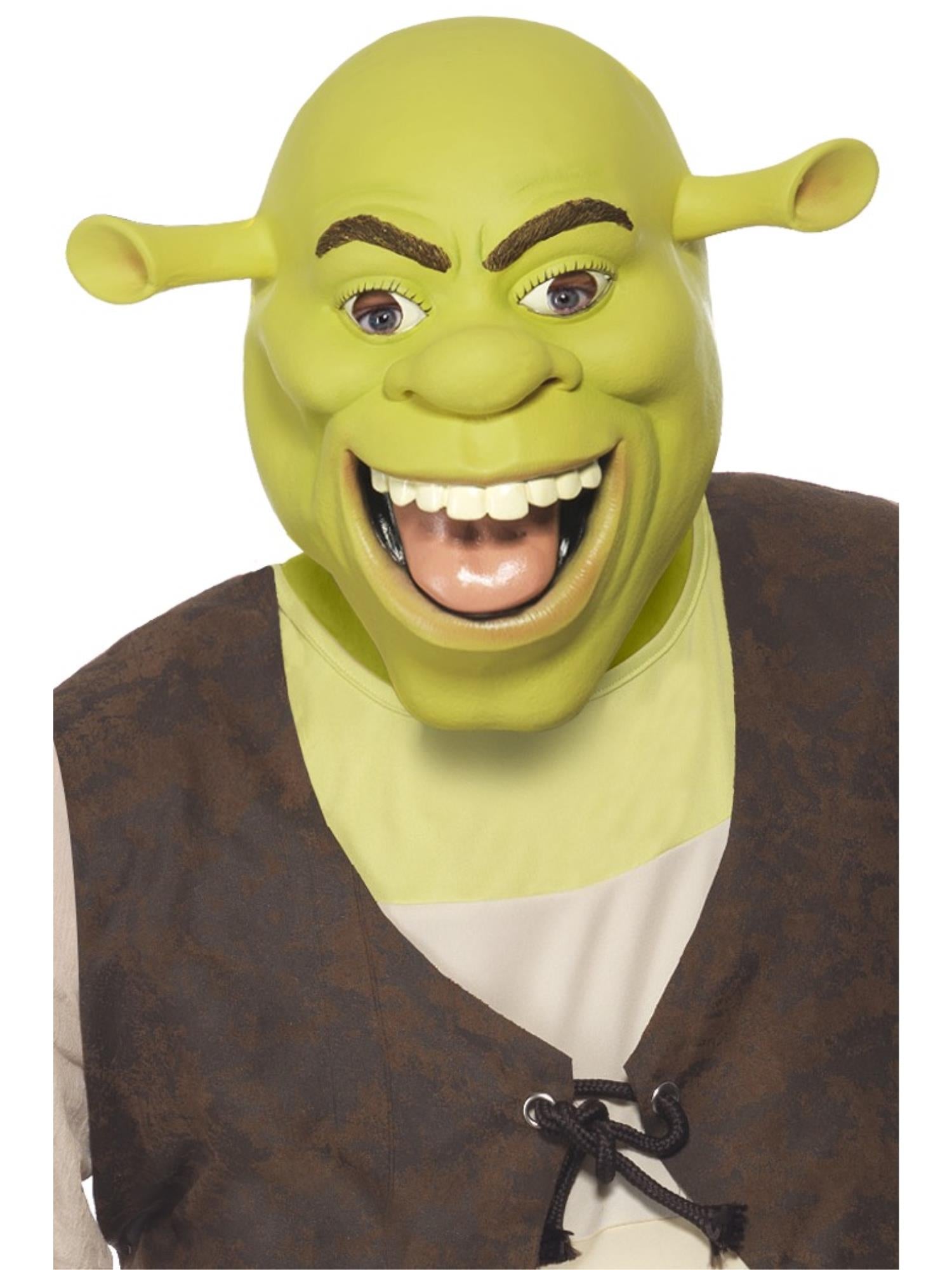 Shrek Latex Mask, Green
