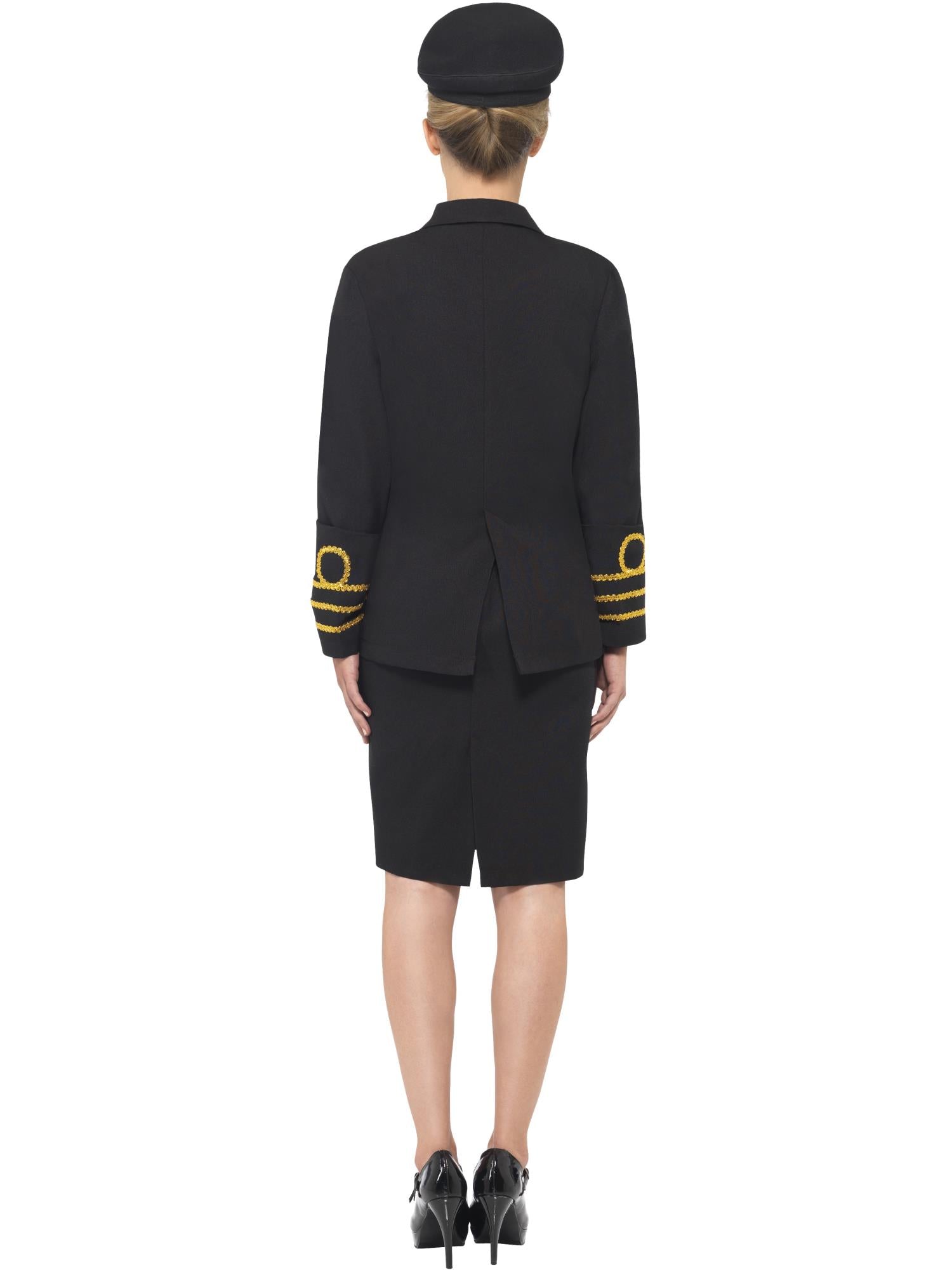 Navy Officer Costume, Black
